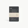 Artik Pack Of 3 Pocket Singer Sewn Notebooks in Coconut
