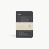Artik Pack Of 3 Pocket Singer Sewn Notebooks in Coconut