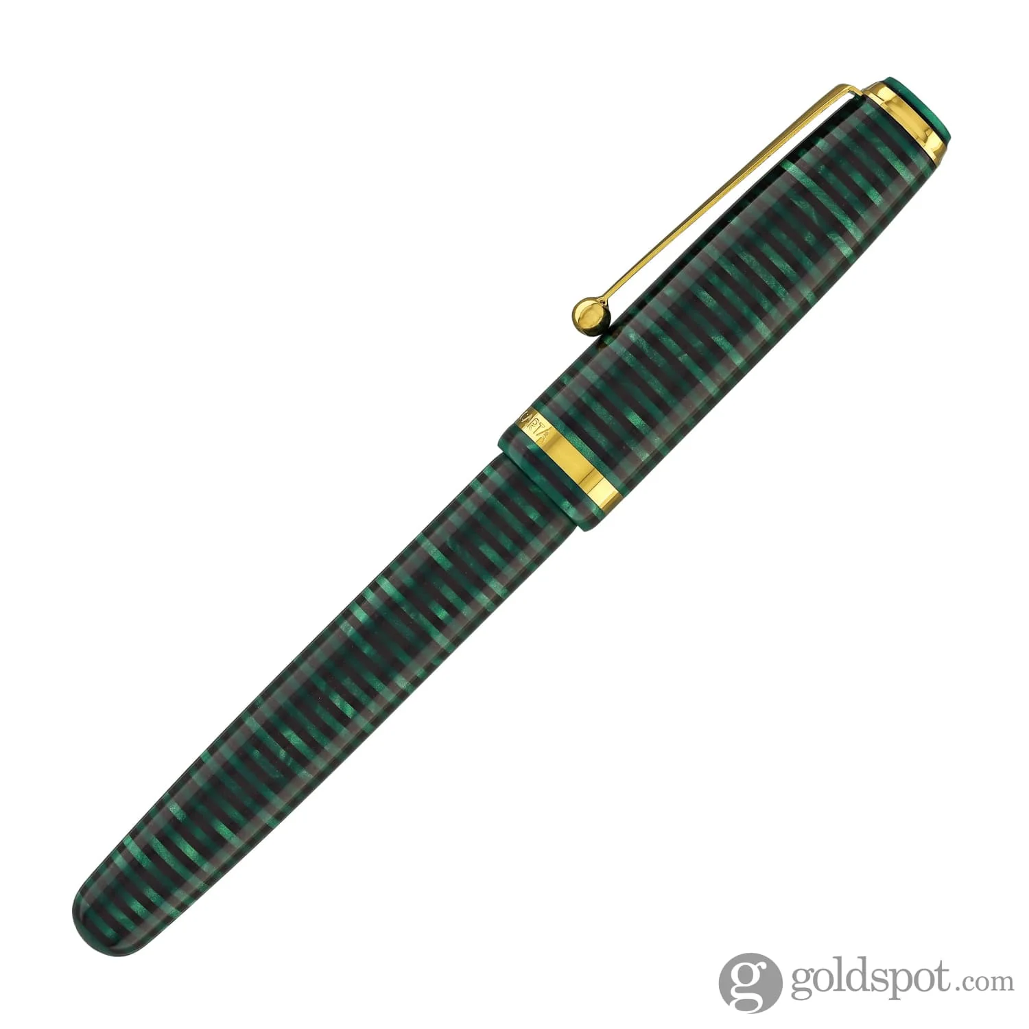 Magna Carta MAG 650 Fountain Pen in Malachite - 14kt Gold Flex Nib