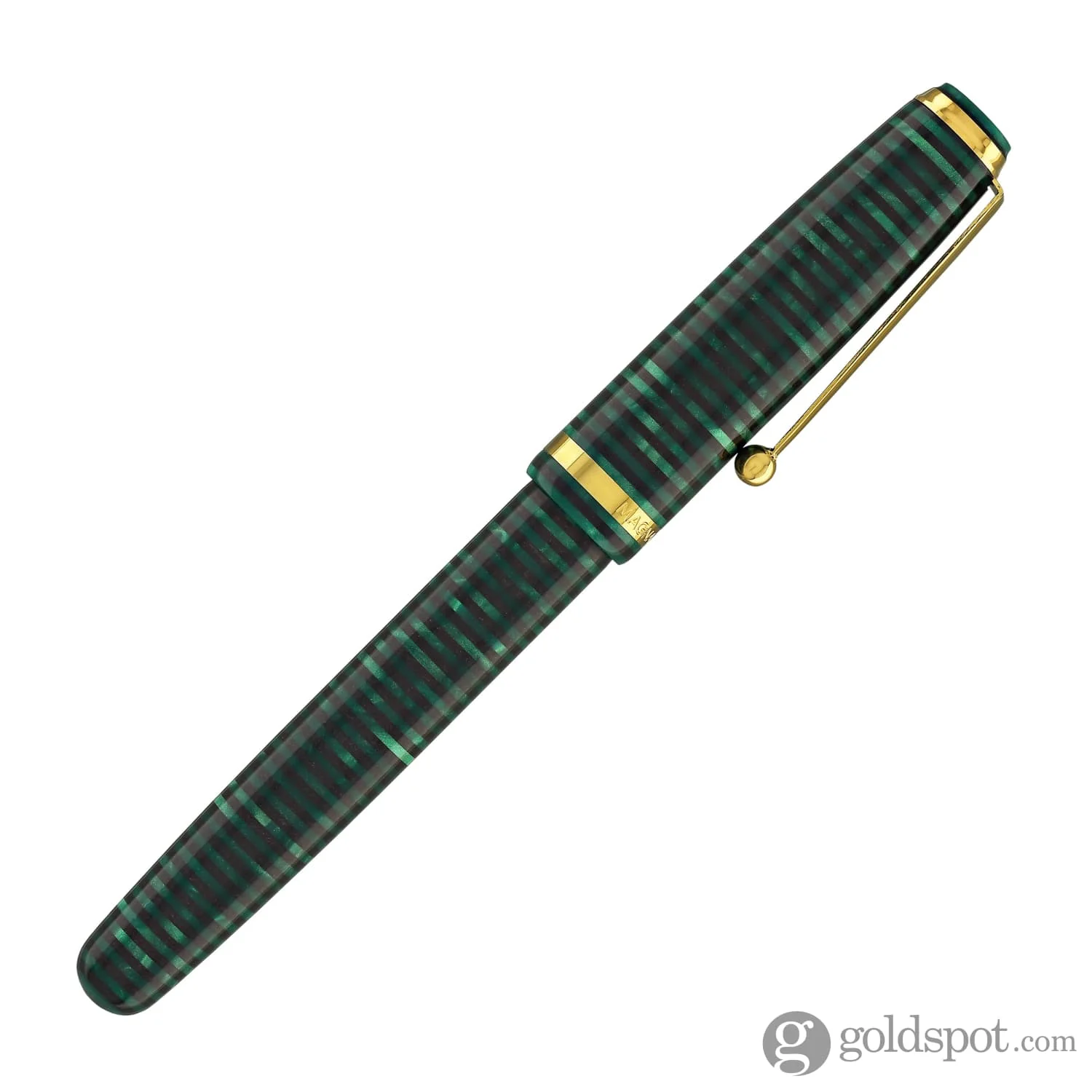 Magna Carta MAG 650 Fountain Pen in Malachite - 14kt Gold Flex Nib