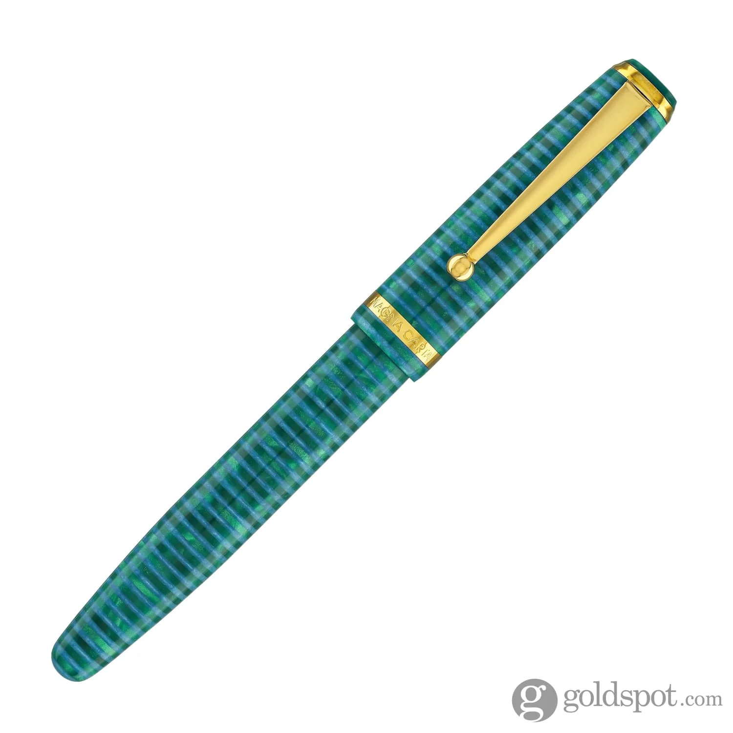 3908-magna-carta-mag-650-fountain-pen-in-cyanic-14kt-gold-flex-nib-4.webp Magna Carta MAG 650 Fountain Pen in Cyanic - 14kt Gold Flex Nib