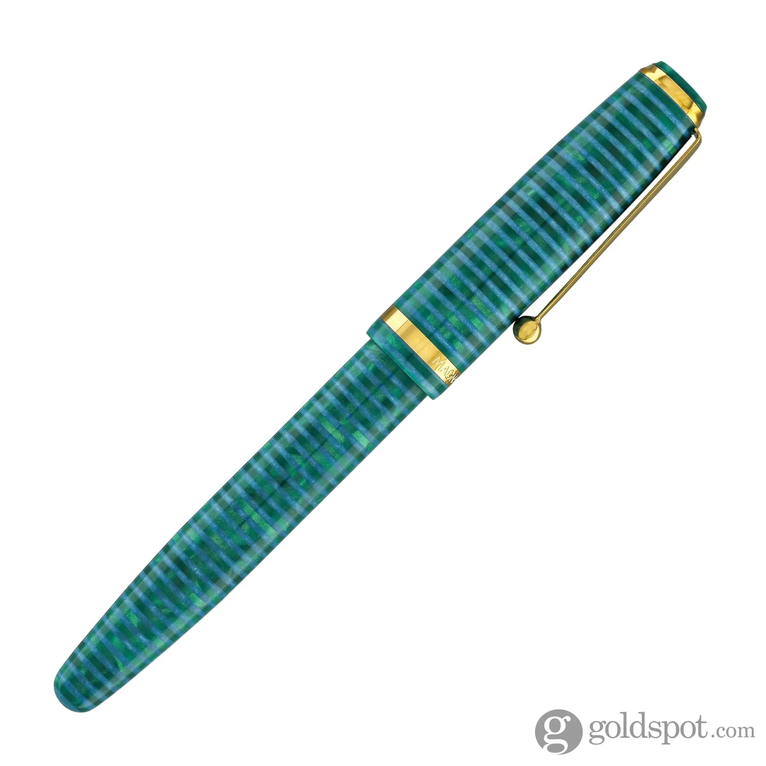 3908-magna-carta-mag-650-fountain-pen-in-cyanic-14kt-gold-flex-nib-6.webp Magna Carta MAG 650 Fountain Pen in Cyanic - 14kt Gold Flex Nib