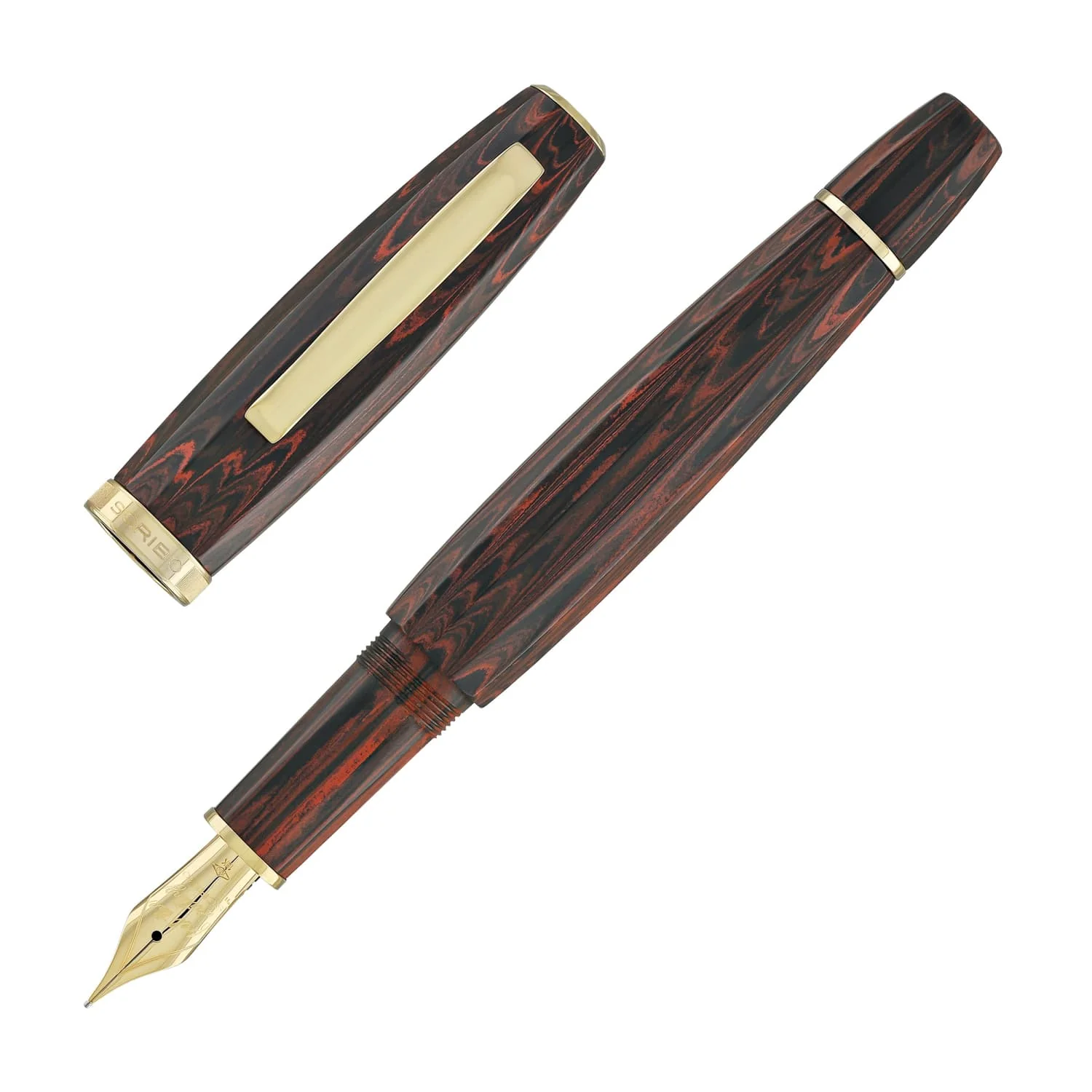 3924-scribo-feel-fountain-pen-in-palissandro-ebonite-limited-edition-1.webp Scribo Feel Fountain Pen in Palissandro Ebonite Limited Edition