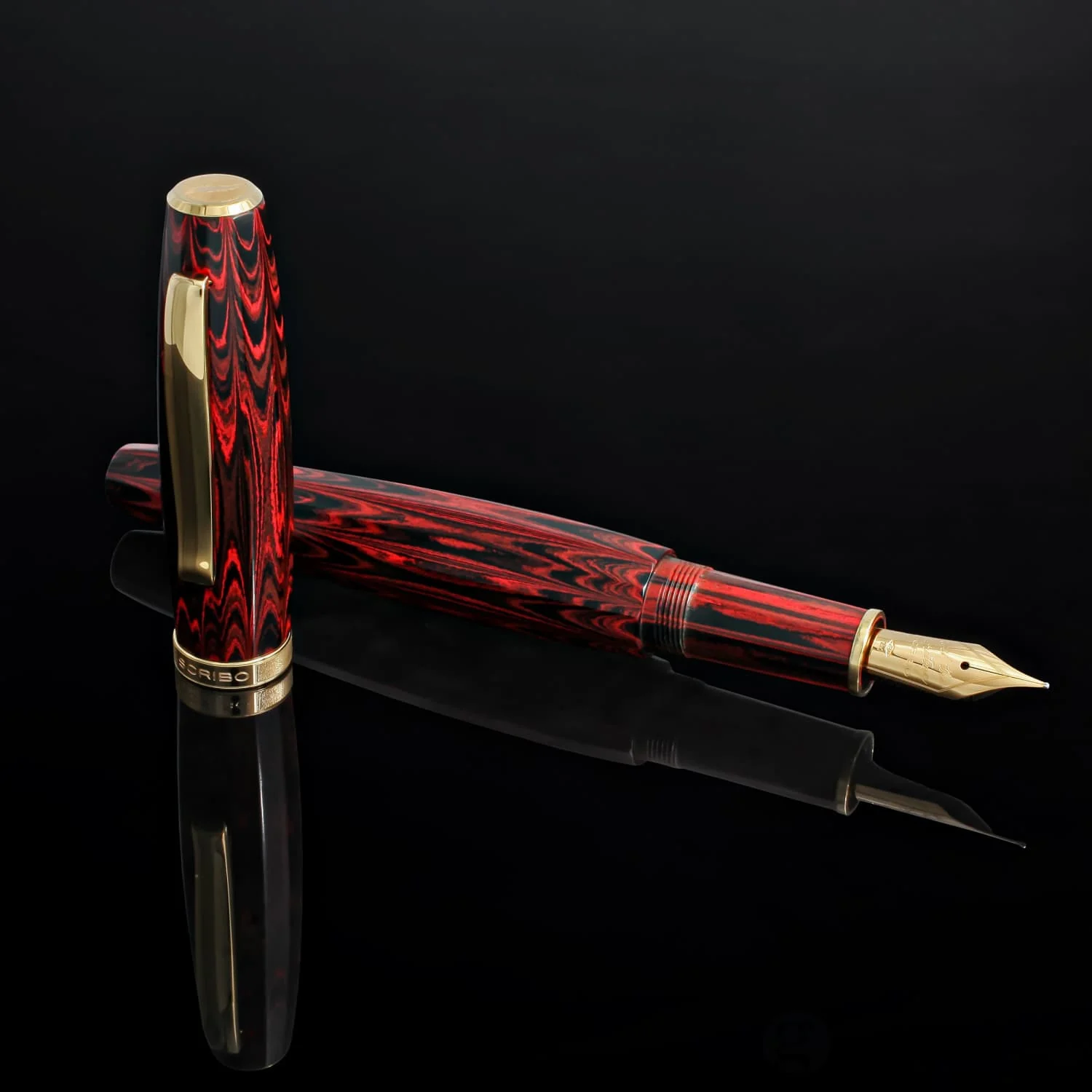3924-scribo-feel-fountain-pen-in-palissandro-ebonite-limited-edition-2.webp Scribo Feel Fountain Pen in Palissandro Ebonite Limited Edition