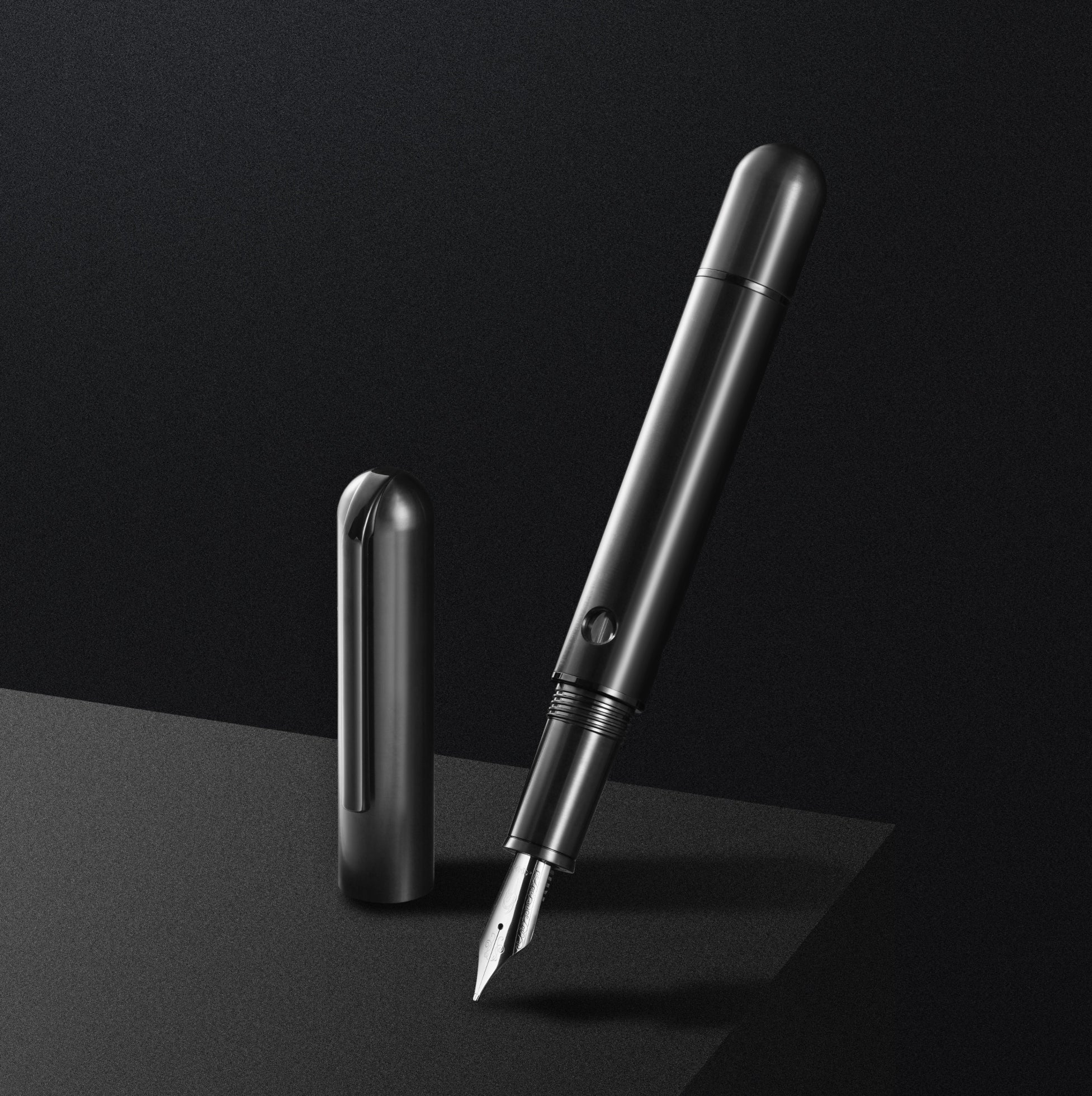 3935-nahvalur-nautilus-fountain-pen-in-ti-black-1.jpg Nahvalur Nautilus Fountain Pen in Ti Black