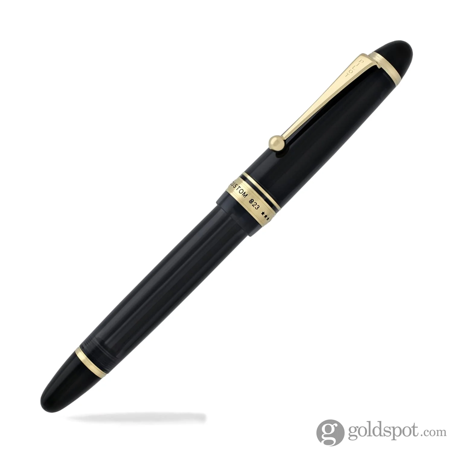 Pilot Custom 823 Fountain Pen in Smoke with Gold Trim - 14K Gold