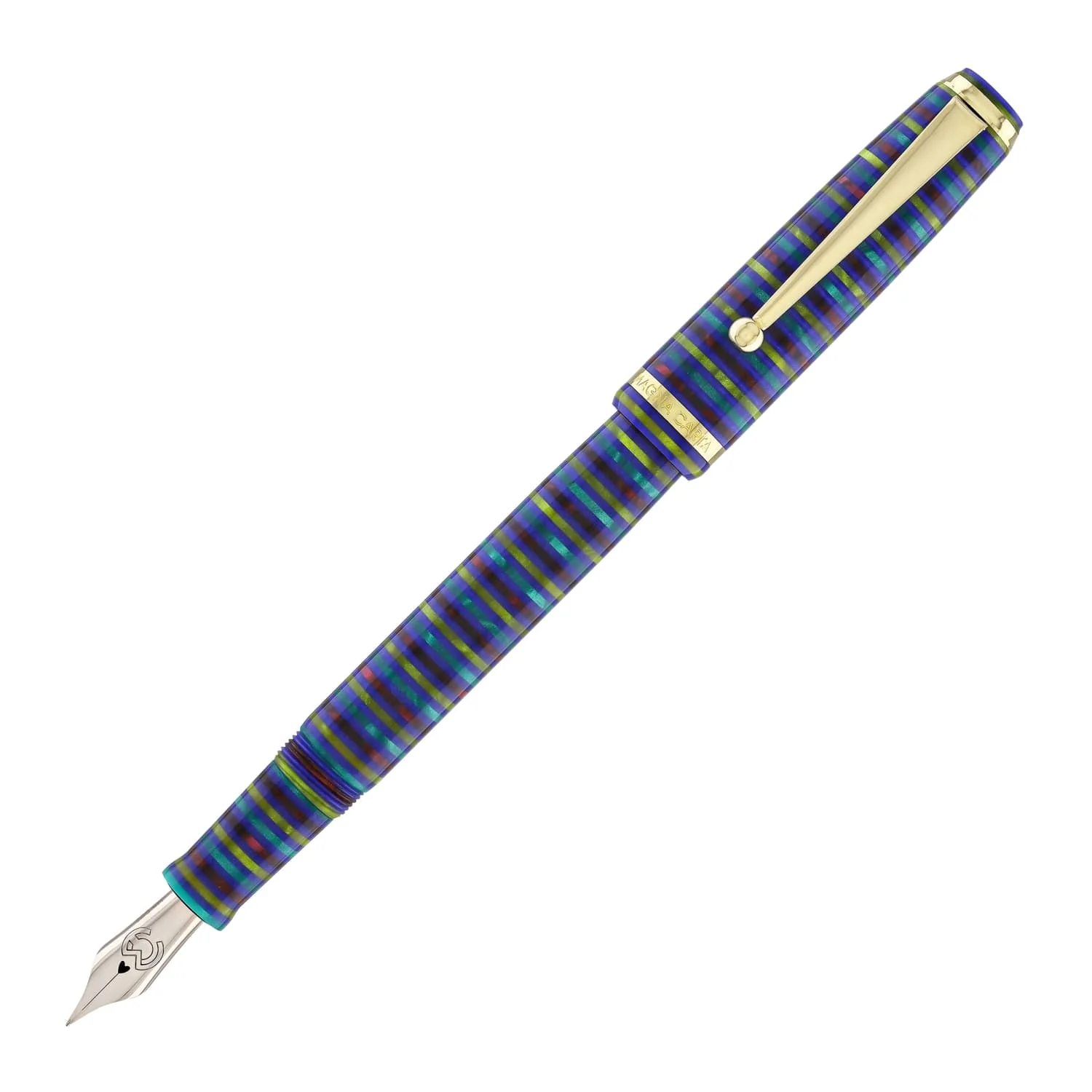 3962-magna-carta-mag-650-fountain-pen-in-prismatic-14kt-gold-flex-nib-1.webp Magna Carta MAG 650 Fountain Pen in Prismatic - 14kt Gold Flex Nib