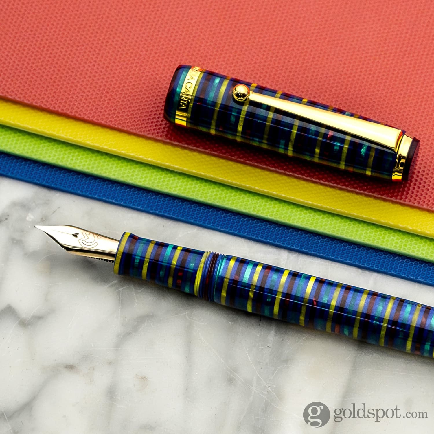 Magna Carta MAG 650 Fountain Pen in Prismatic - 14kt Gold Flex Nib
