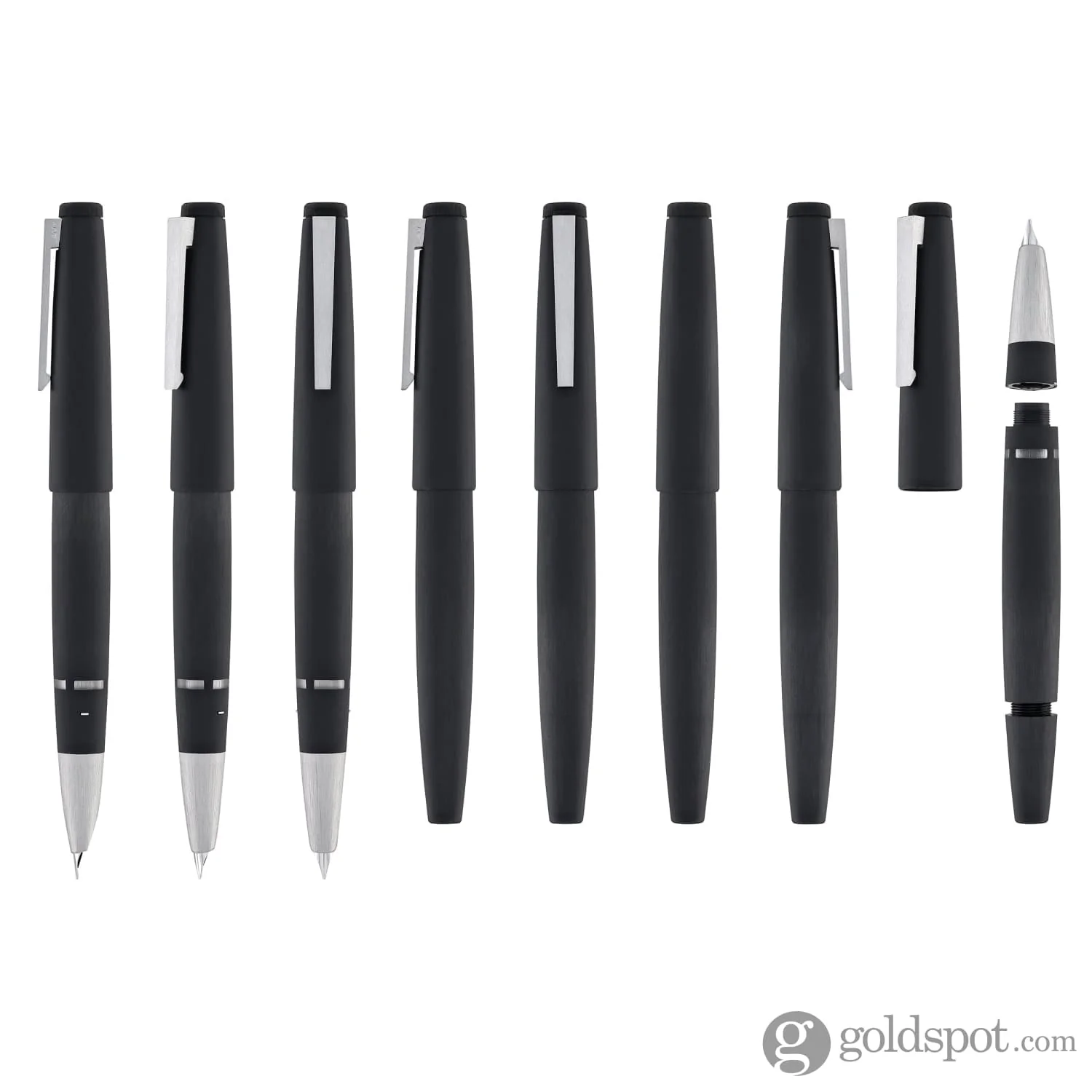 3979-lamy-2000-fountain-pen-in-black-14k-gold-oblique-medium-point-8.webp Lamy 2000 Fountain Pen in Black - 14K Gold Oblique Medium Point
