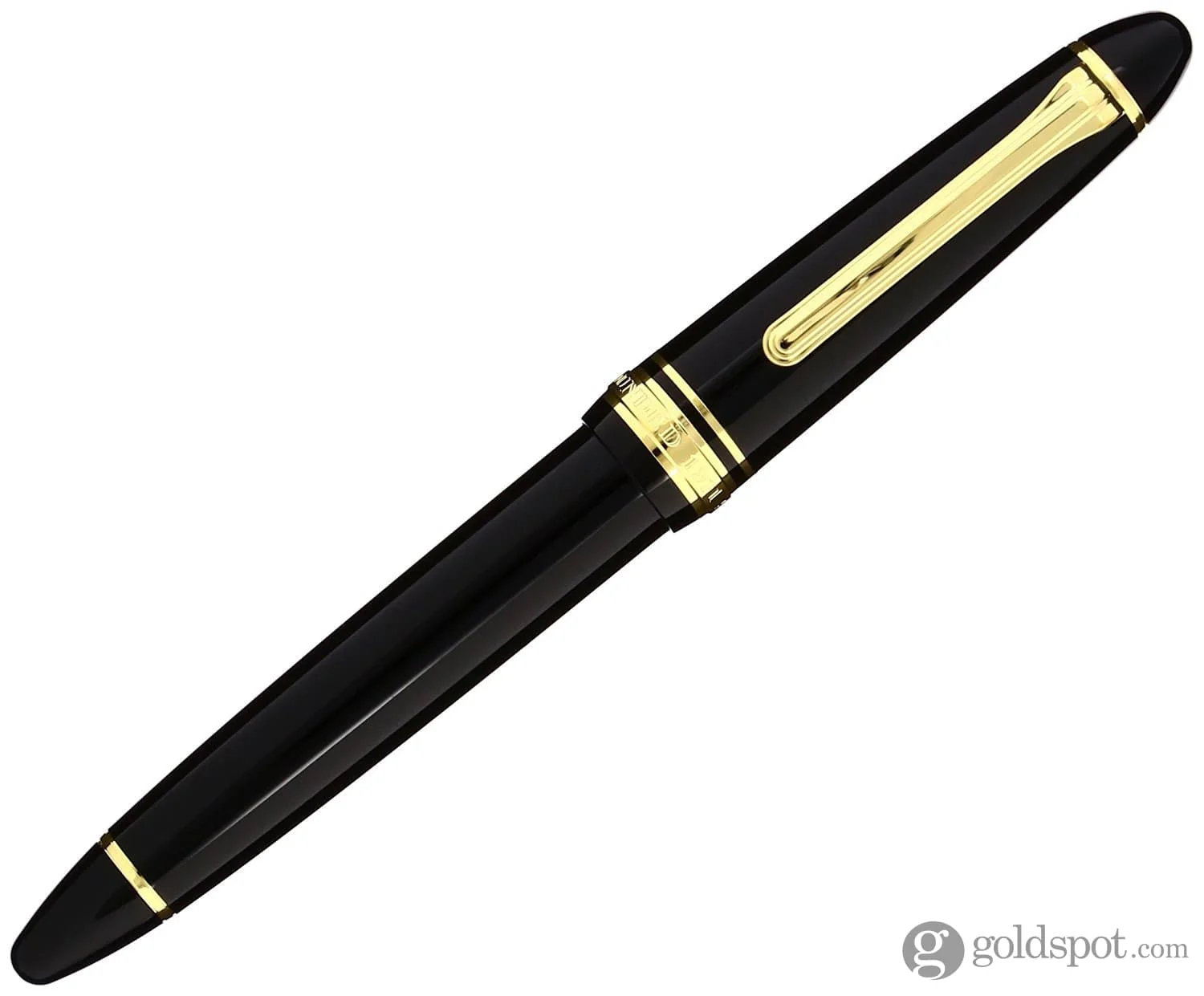 Sailor 1911 Standard Fountain Pen in Black with Gold Trim - 14K Gold