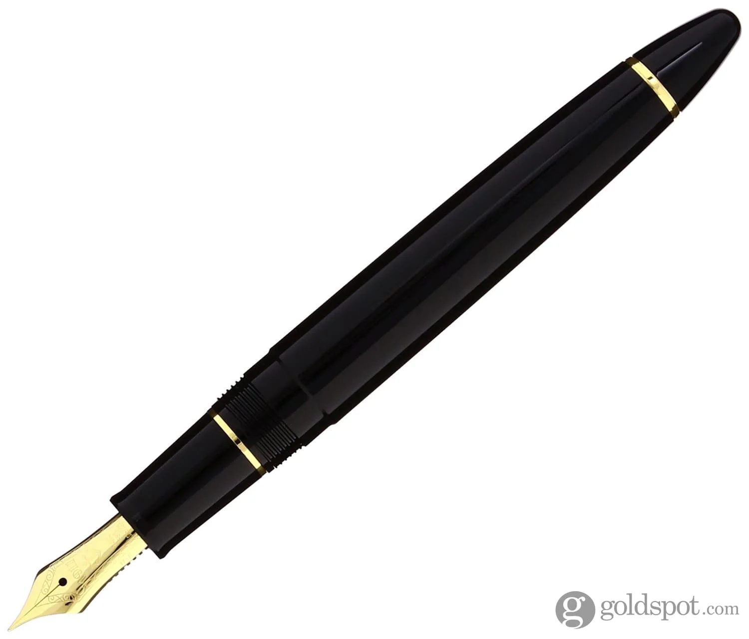 Sailor 1911 Standard Fountain Pen in Black with Gold Trim - 14K Gold