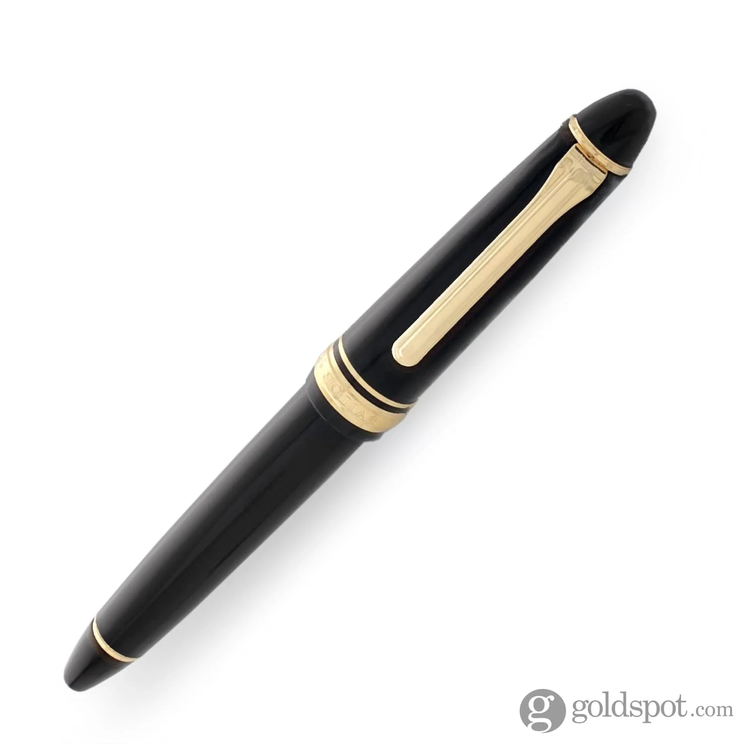 Sailor 1911 Standard Fountain Pen in Black with Gold Trim - 14K Gold