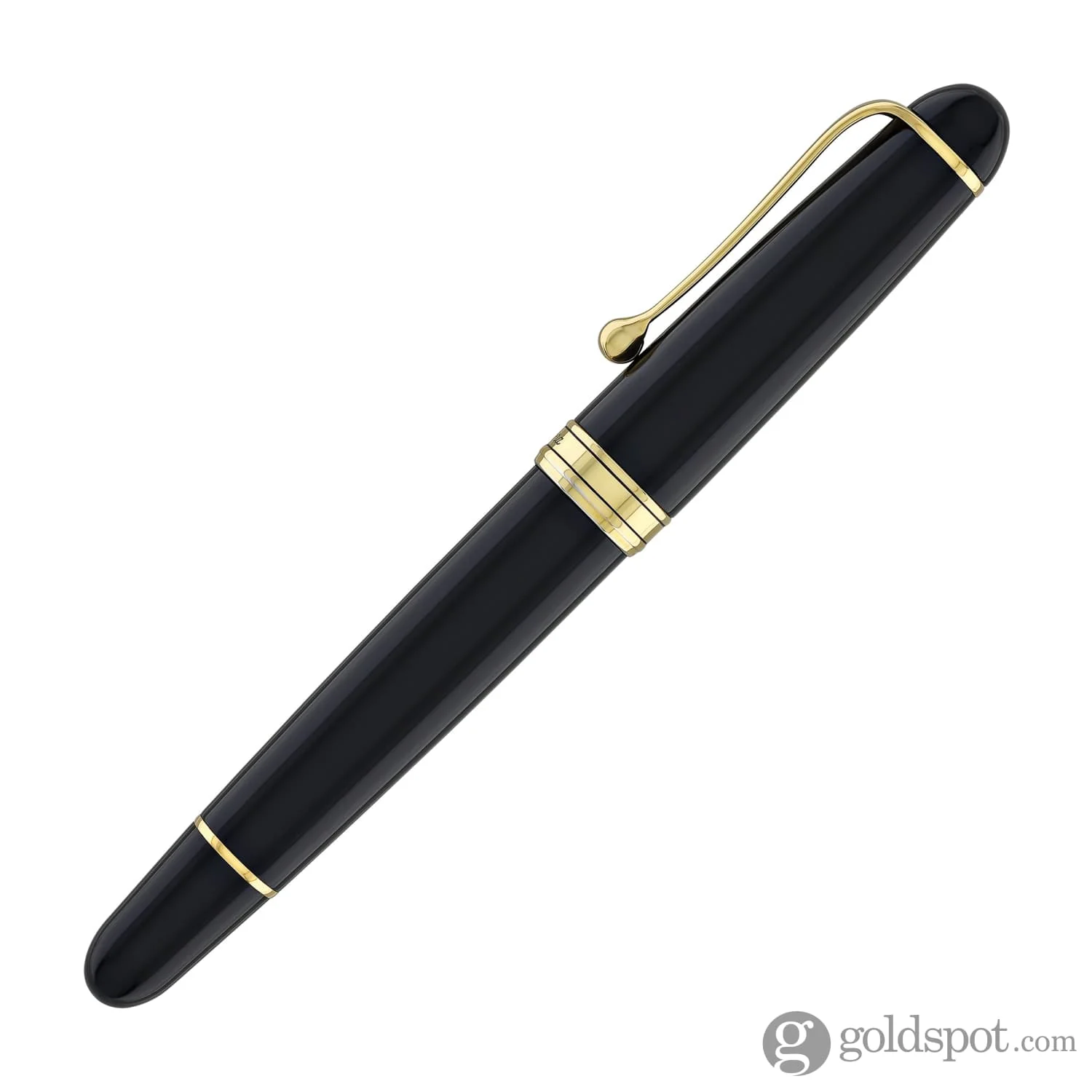 Aurora 88 Large Fountain Pen in Black with Gold Trim - 14K Gold