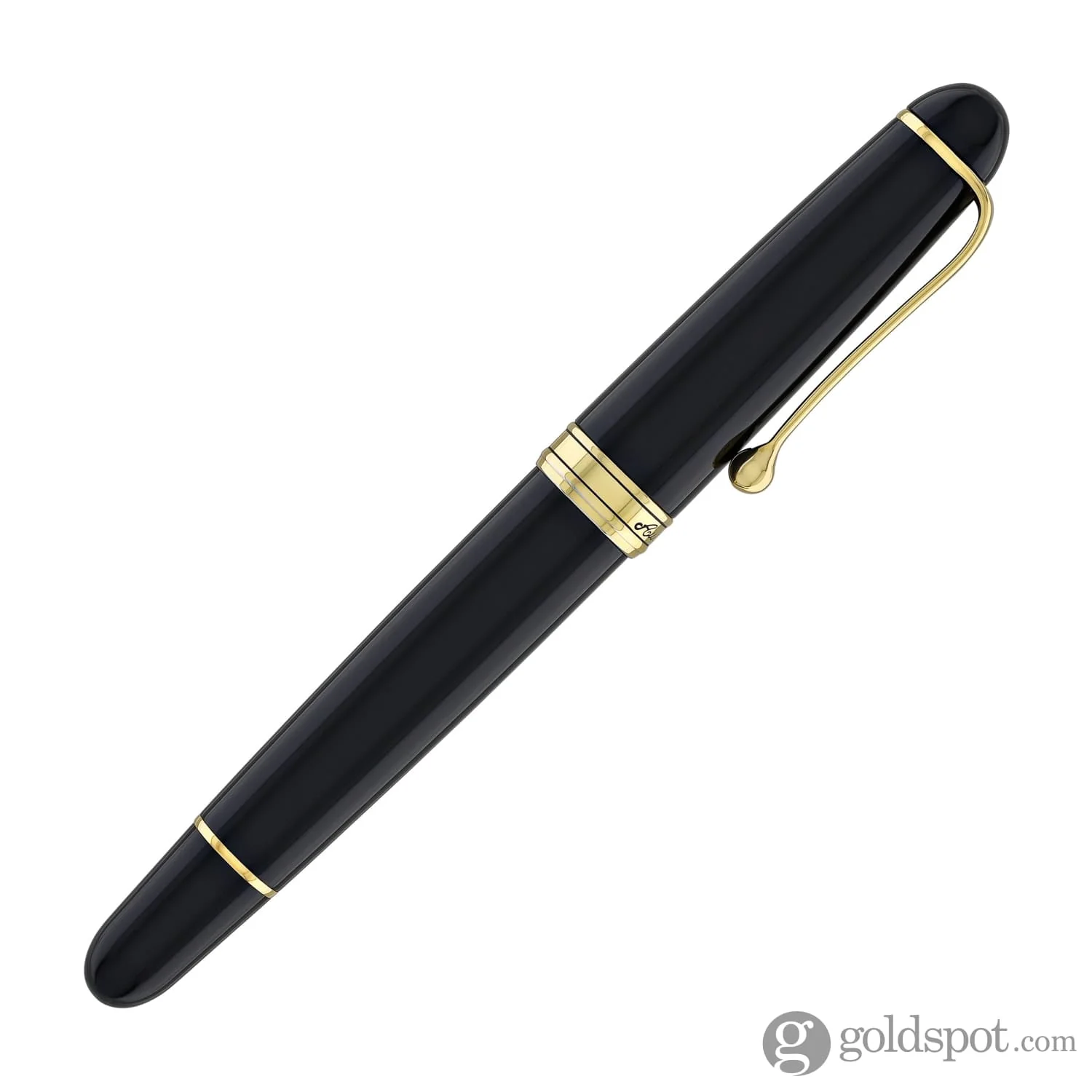 Aurora 88 Large Fountain Pen in Black with Gold Trim - 14K Gold