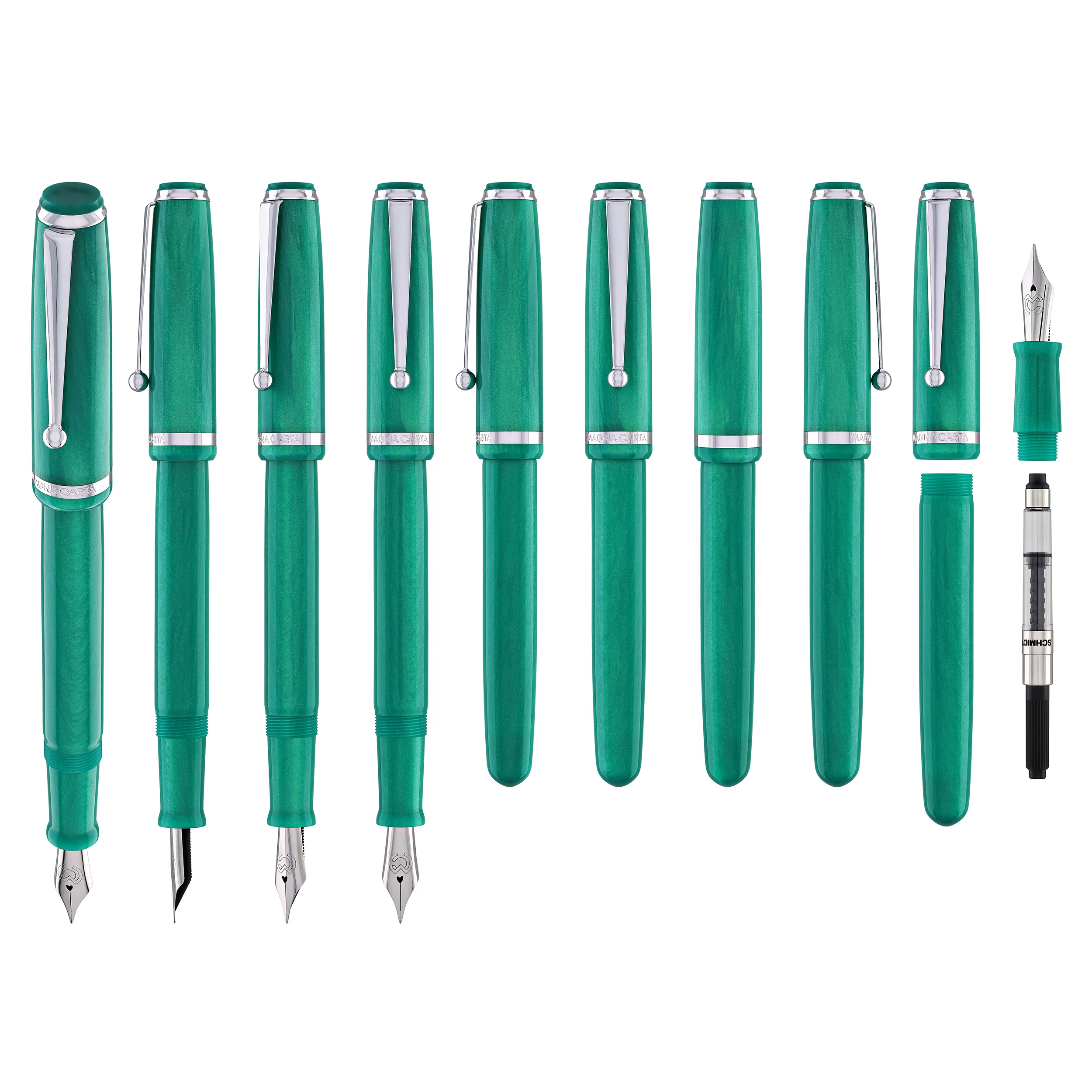 405-magna-carta-mag-650-fountain-pen-in-liberty-pearl-steel-flex-nib-9.webp Magna Carta MAG 650 Fountain Pen in Liberty Pearl - Steel Flex Nib
