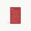 Artik Pack Of 3 Pocket Singer Sewn Notebooks in Cherry