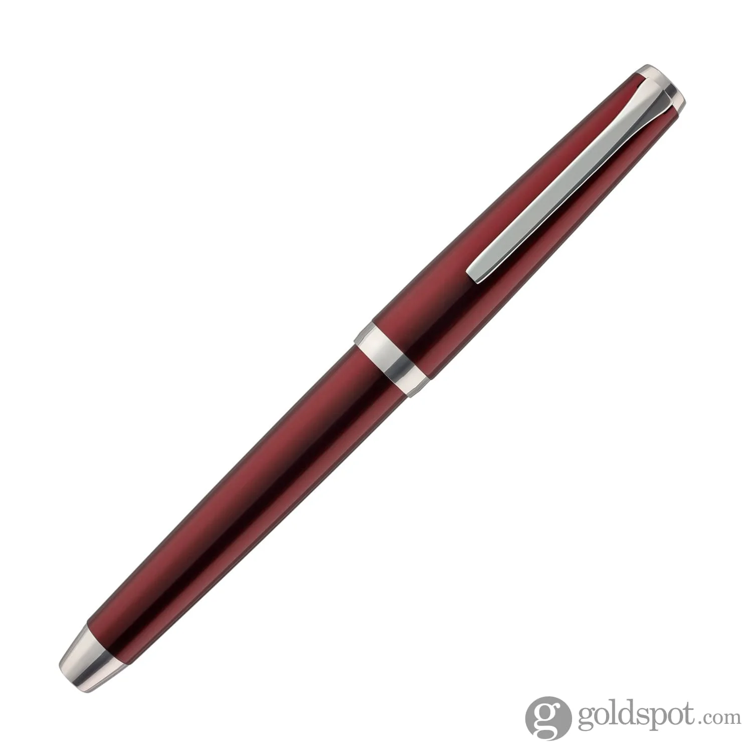 4062-pilot-metal-falcon-fountain-pen-in-burgundy-soft-flexible-4.webp Pilot Metal Falcon Fountain Pen in Burgundy - Soft Flexible