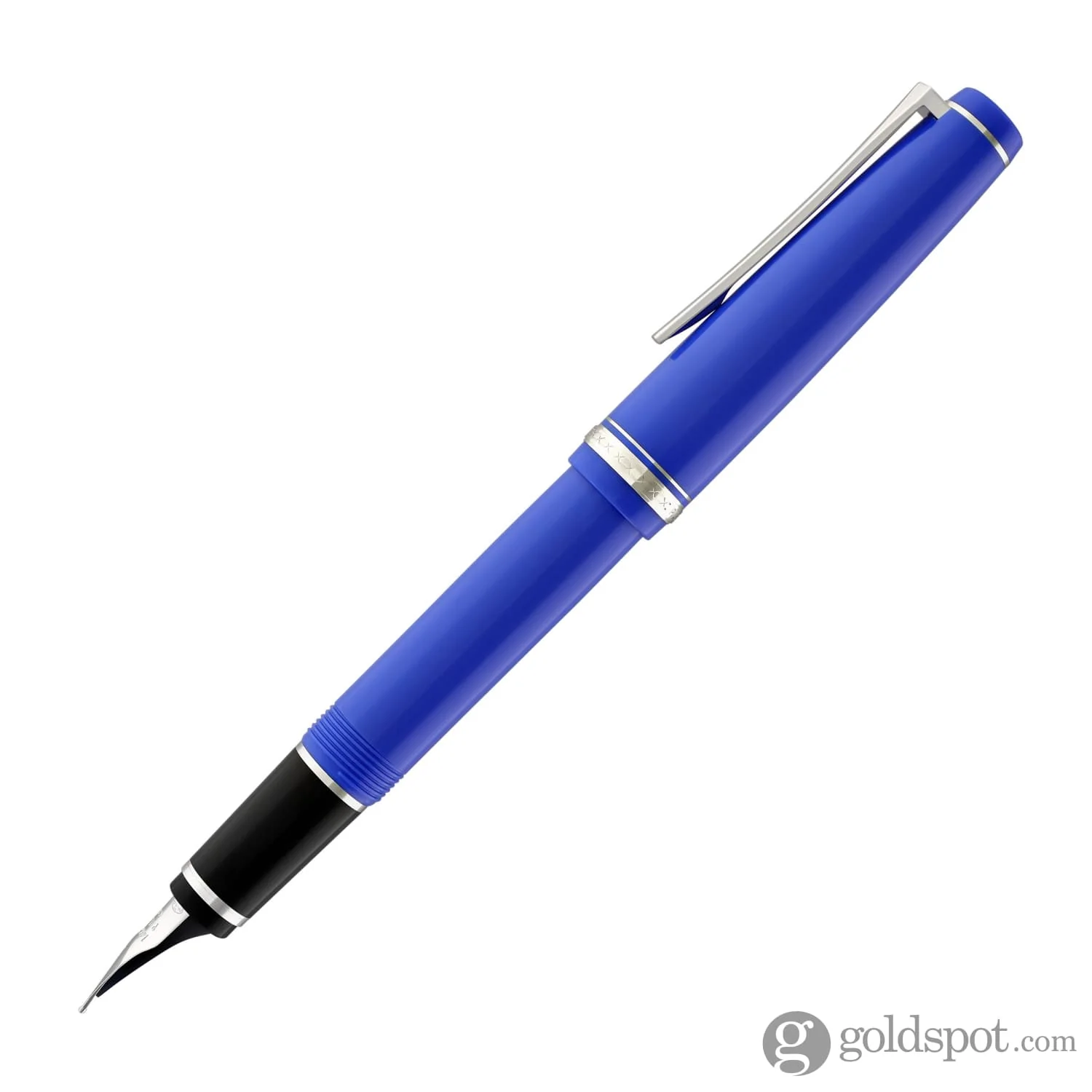 Pilot Falcon Fountain Pen in Resin Blue - 14K Gold Soft Flexible Nib