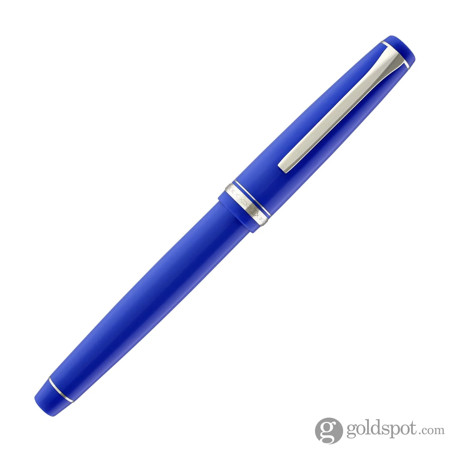 Pilot Falcon Fountain Pen in Resin Blue - 14K Gold Soft Flexible Nib