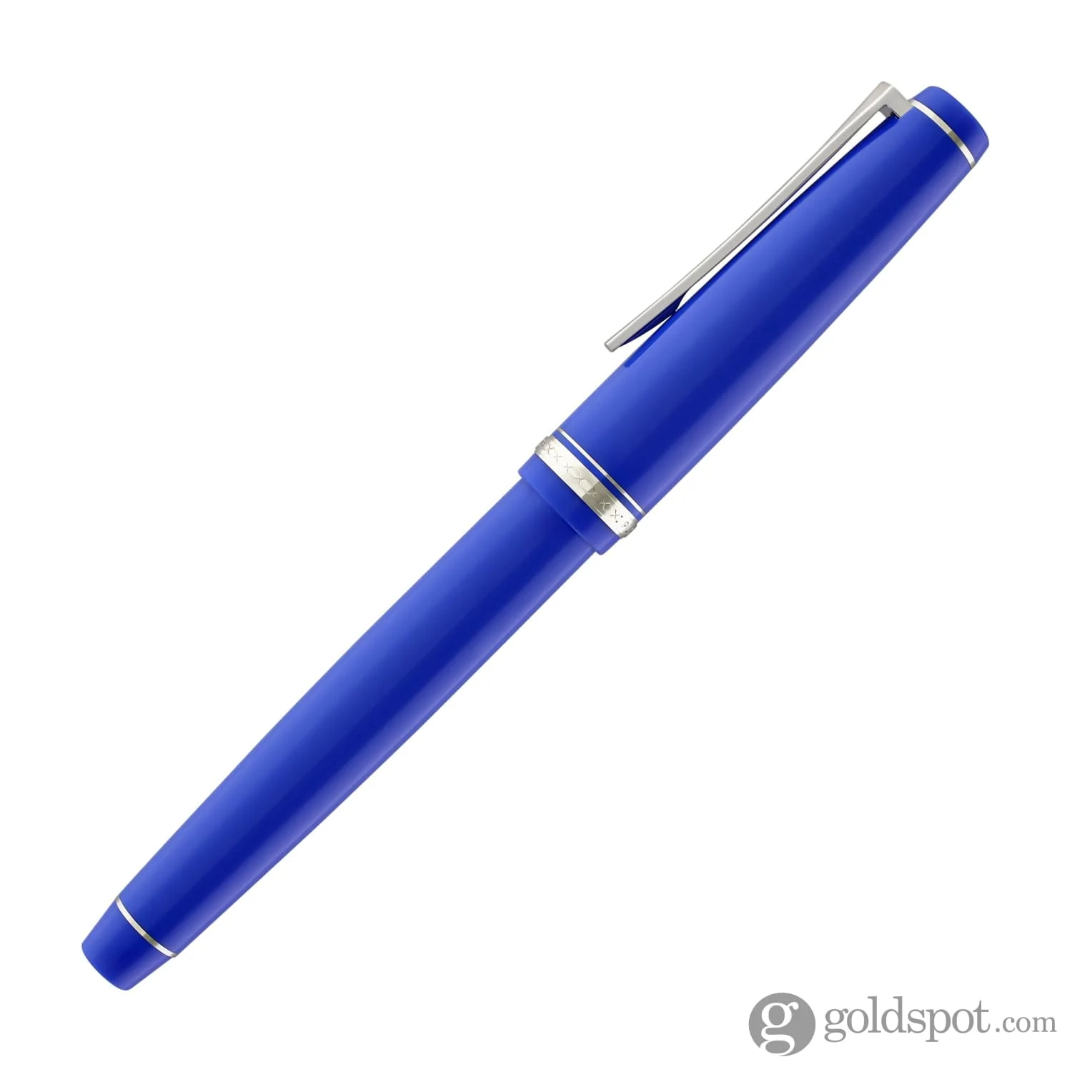 Pilot Falcon Fountain Pen in Resin Blue - 14K Gold Soft Flexible Nib