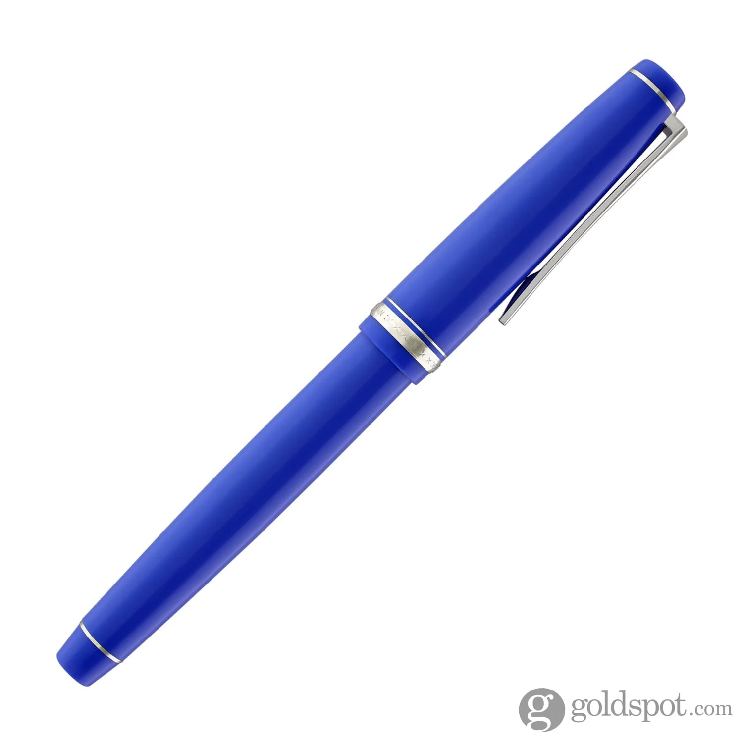 Pilot Falcon Fountain Pen in Resin Blue - 14K Gold Soft Flexible Nib