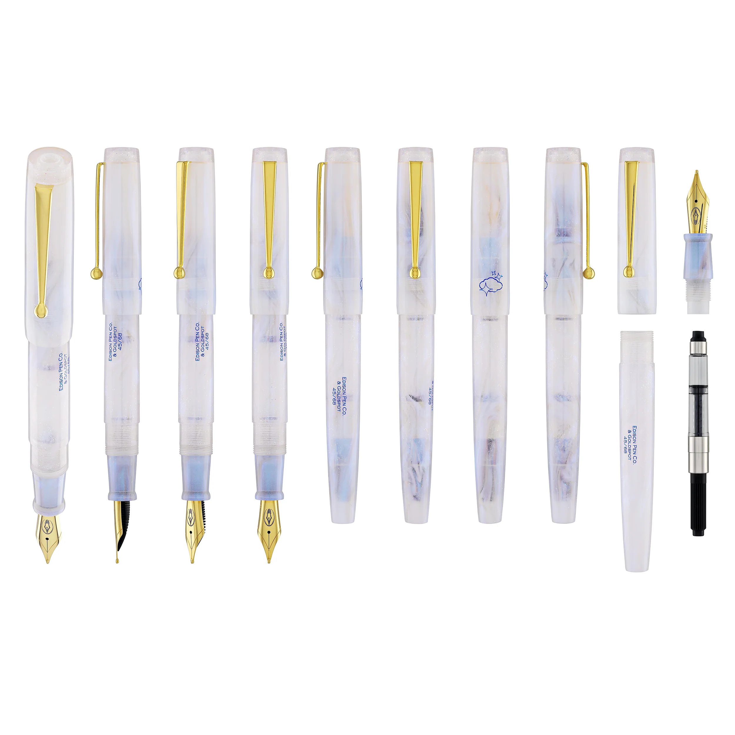 Edison Newark Fountain Pen in Magellanic Clouds LE