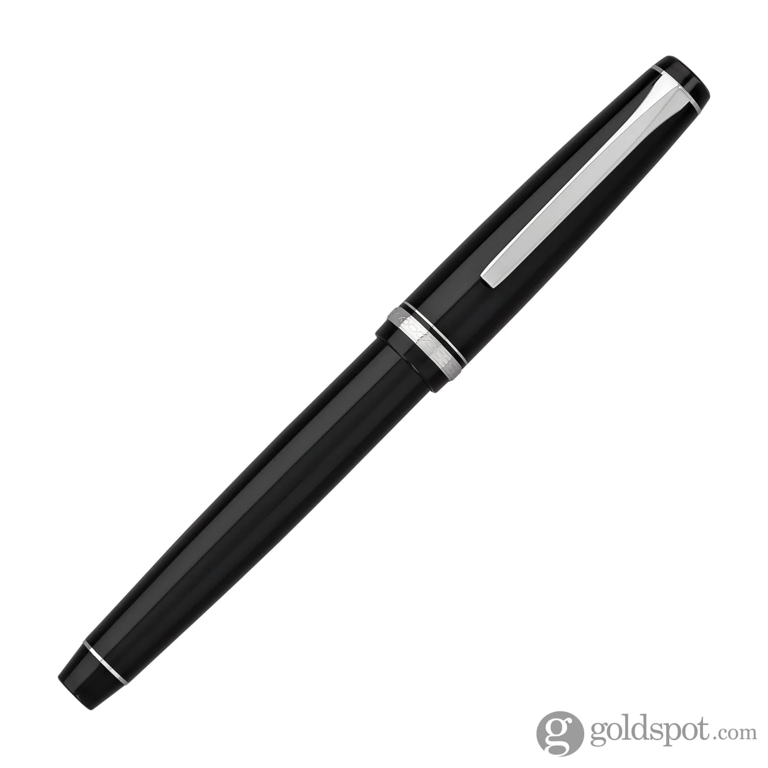 4171-pilot-falcon-fountain-pen-in-black-rhodium-soft-flexible-4.webp Pilot Falcon Fountain Pen in Black & Rhodium - Soft Flexible