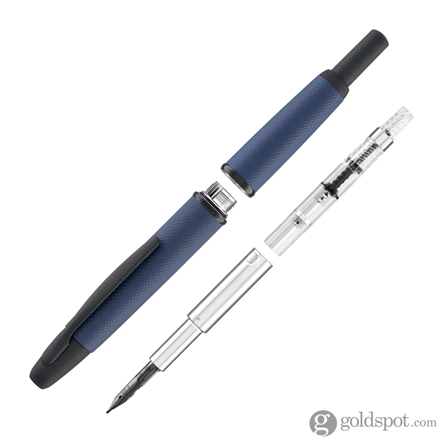 Pilot Vanishing Point 2025 Limited Edition Fountain Pen in Link Midnight - Medium 18K Gold Nib