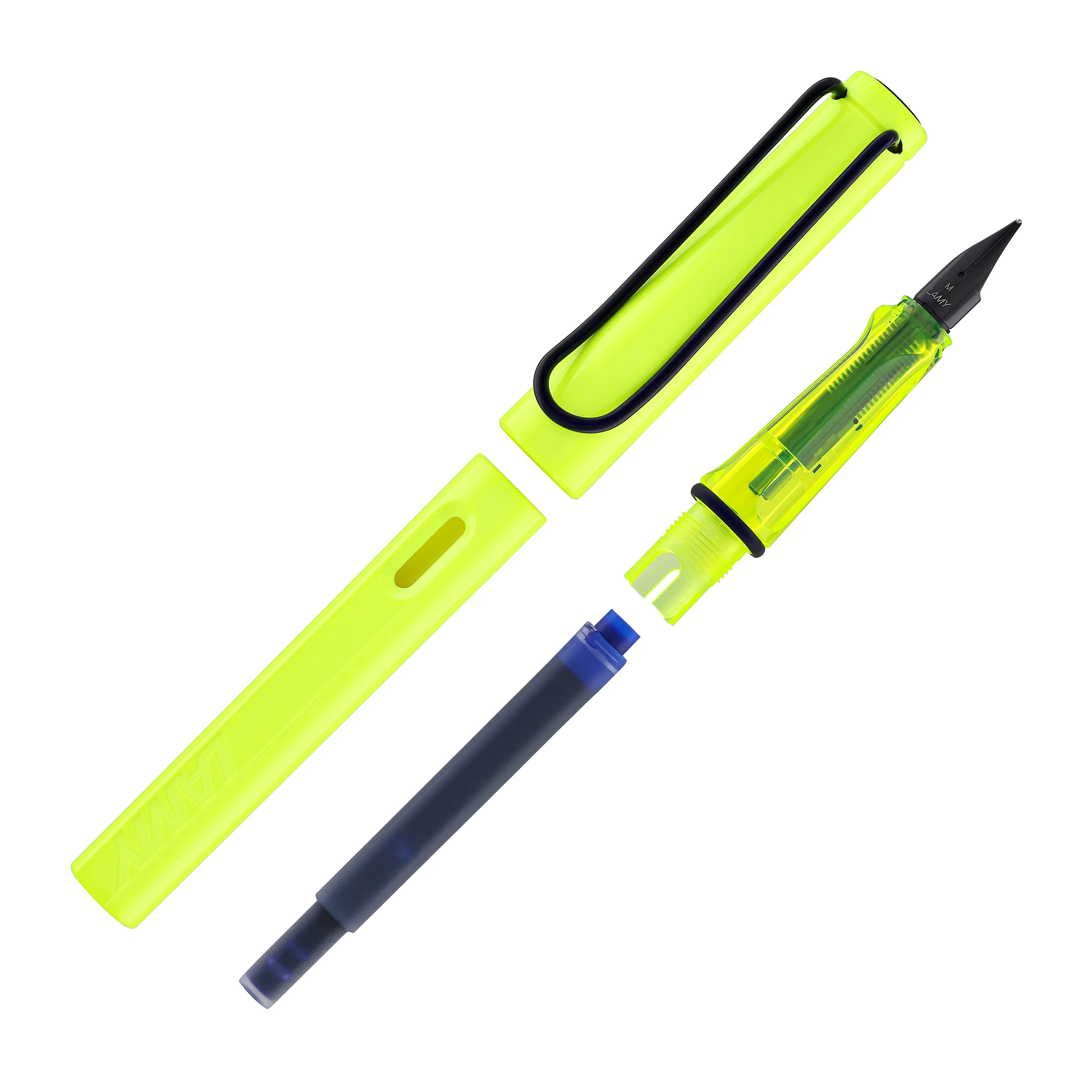 Lamy Safari Fountain Pen in Neon Yellow