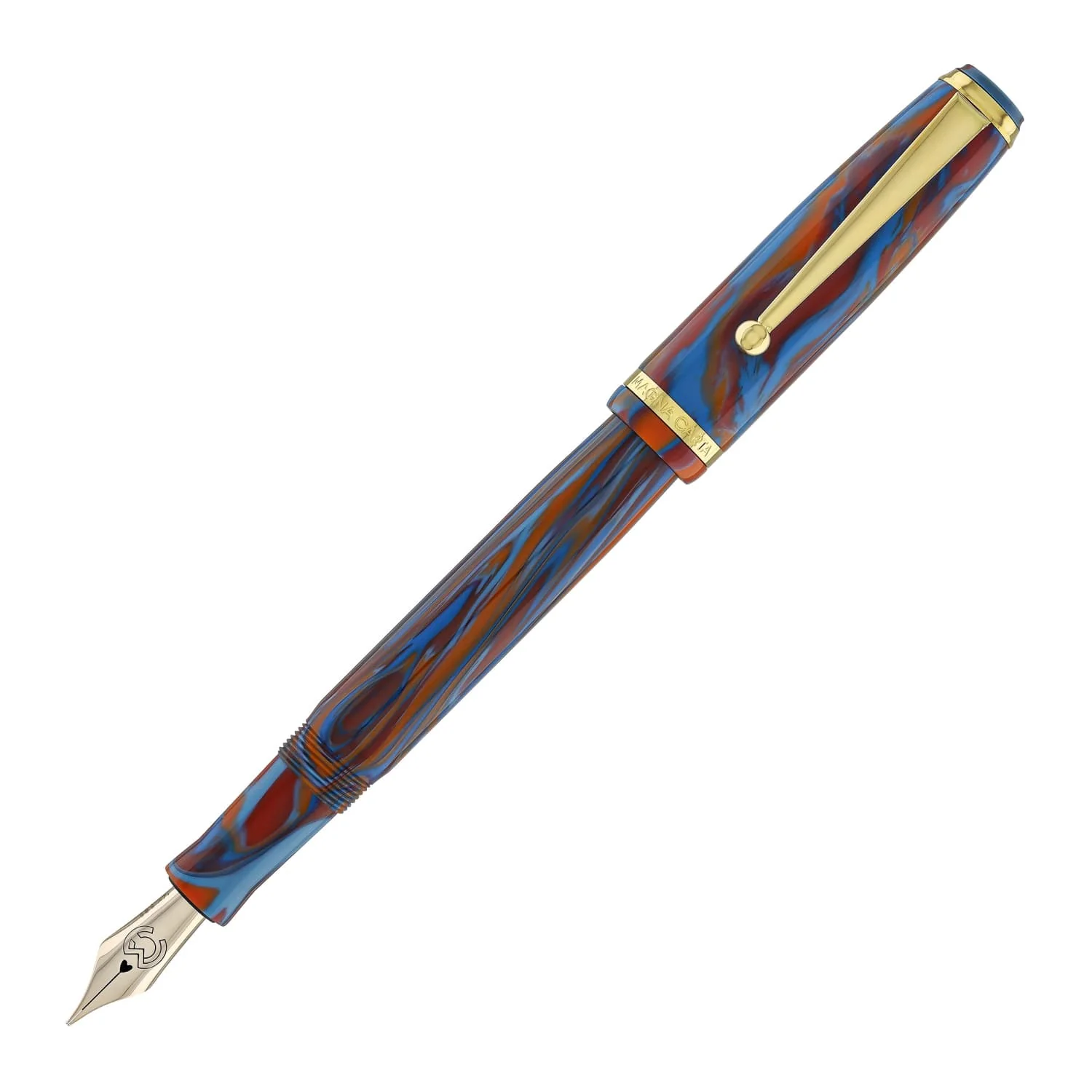 4215-magna-carta-mag-650-fountain-pen-in-golden-gate-14kt-gold-flex-nib-1.webp Magna Carta MAG 650 Fountain Pen in Golden Gate - 14kt Gold Flex Nib