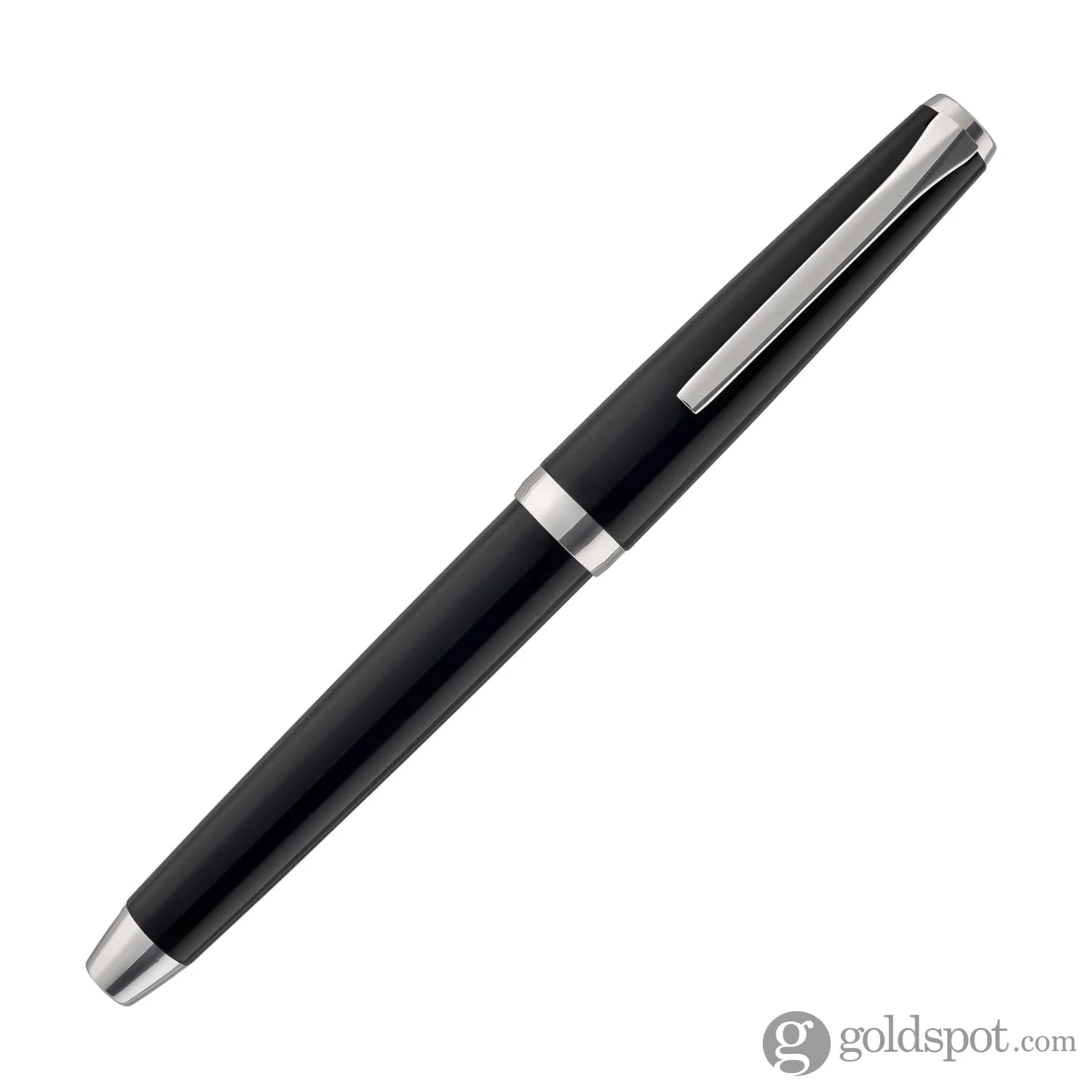 4224-pilot-metal-falcon-fountain-pen-in-black-soft-flexible-4.webp Pilot Metal Falcon Fountain Pen in Black - Soft Flexible