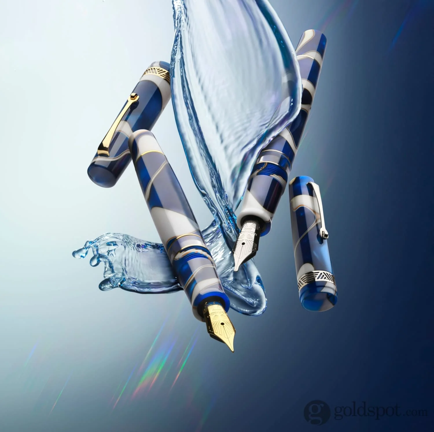 Leonardo Momento Magico Fountain Pen in Onda Blu