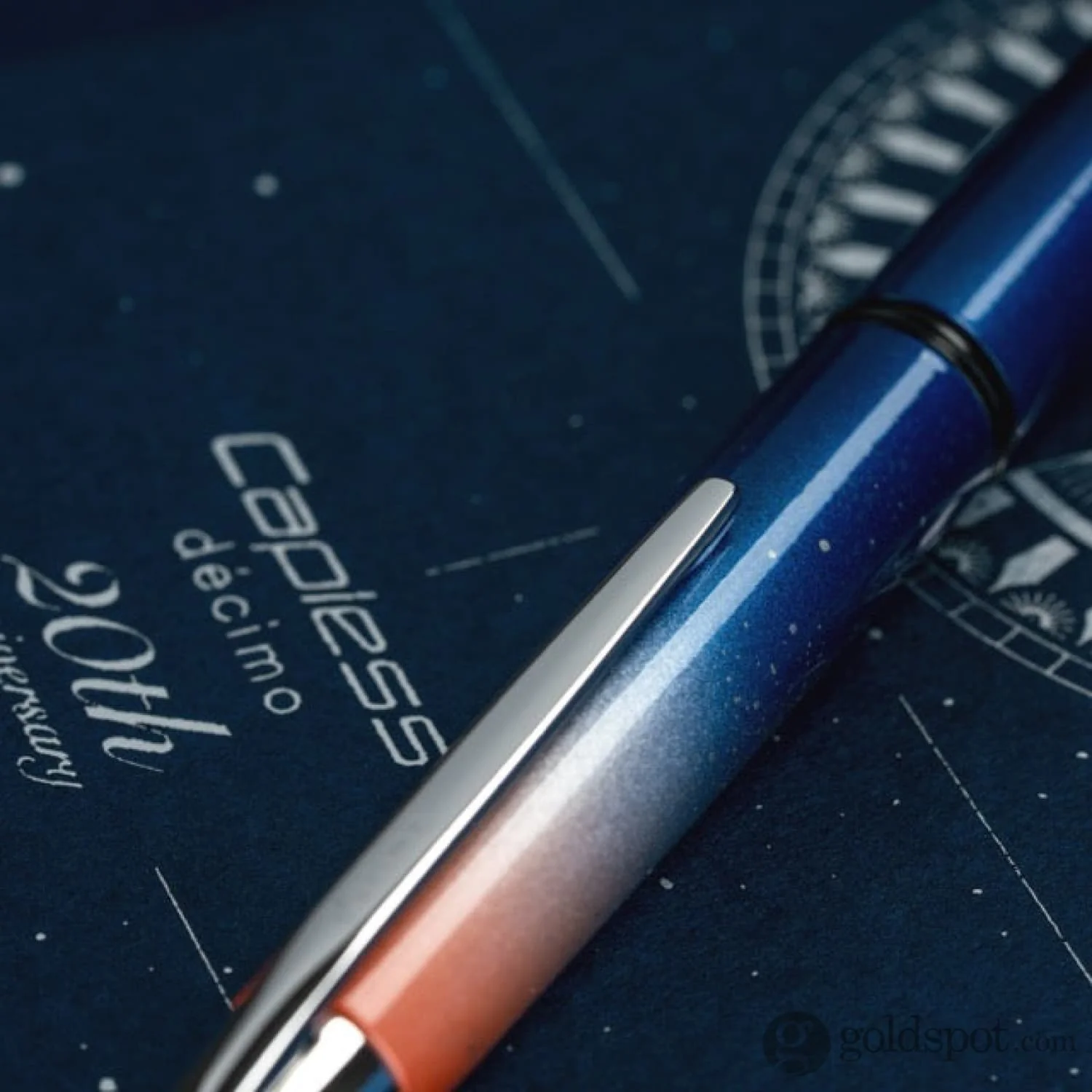 Pilot Vanishing Point Decimo Fountain Pen in 20th Anniversary Limited Edition - 18K Gold Fine Point