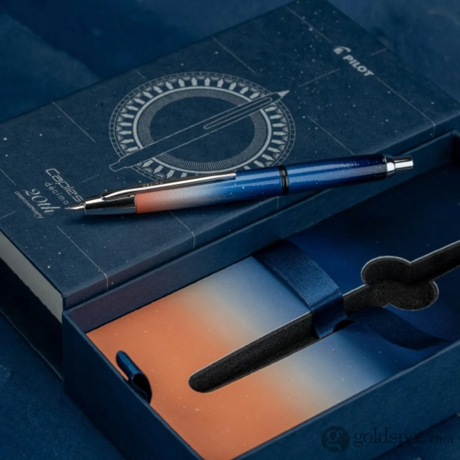 Pilot Vanishing Point Decimo Fountain Pen in 20th Anniversary Limited Edition - 18K Gold Fine Point