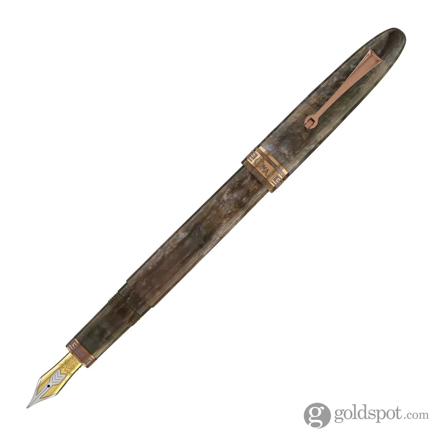 Omas Ogiva Cocktail Series Fountain Pen in Espresso Martini with Brown Trim - Limited Edition