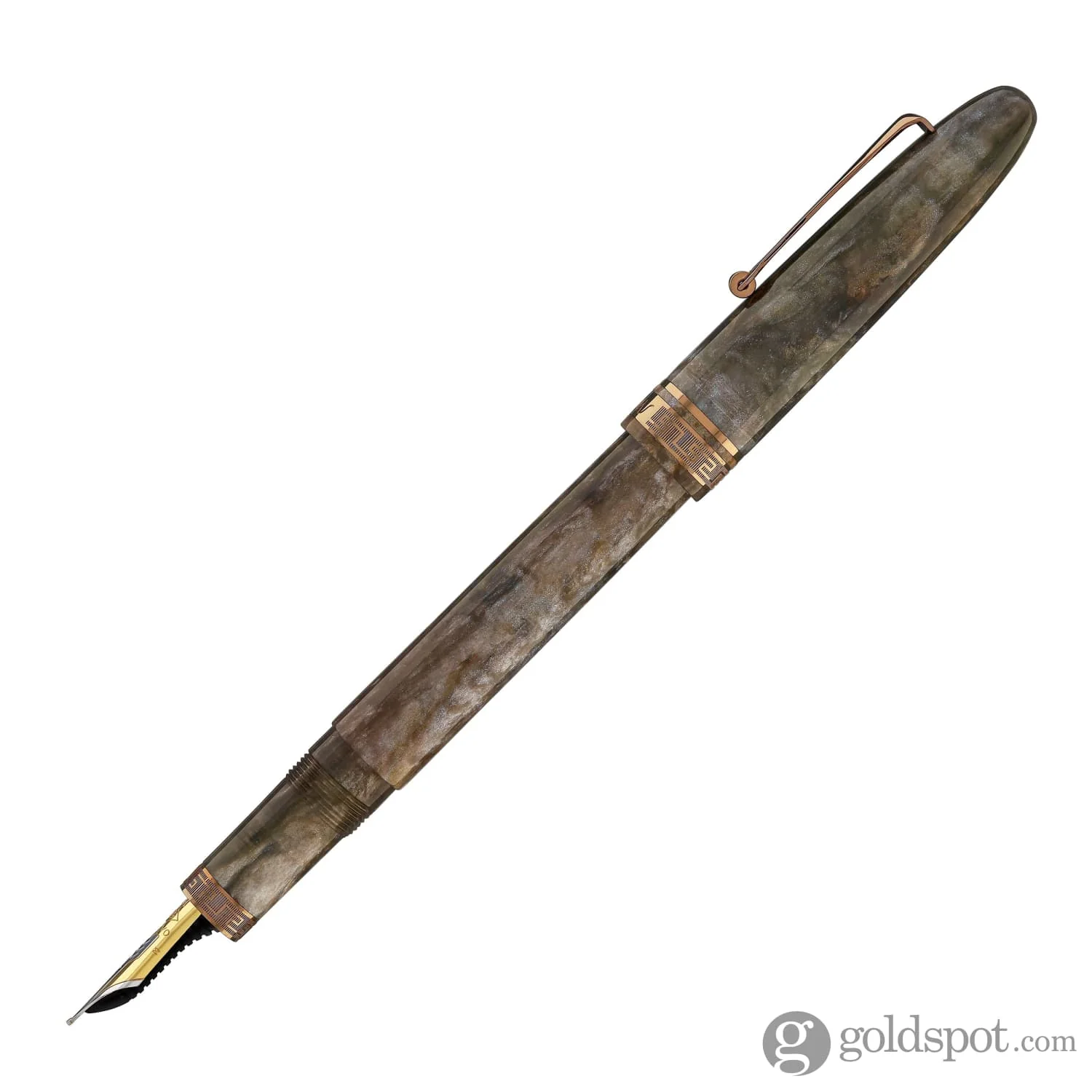 Omas Ogiva Cocktail Series Fountain Pen in Espresso Martini with Brown Trim - Limited Edition