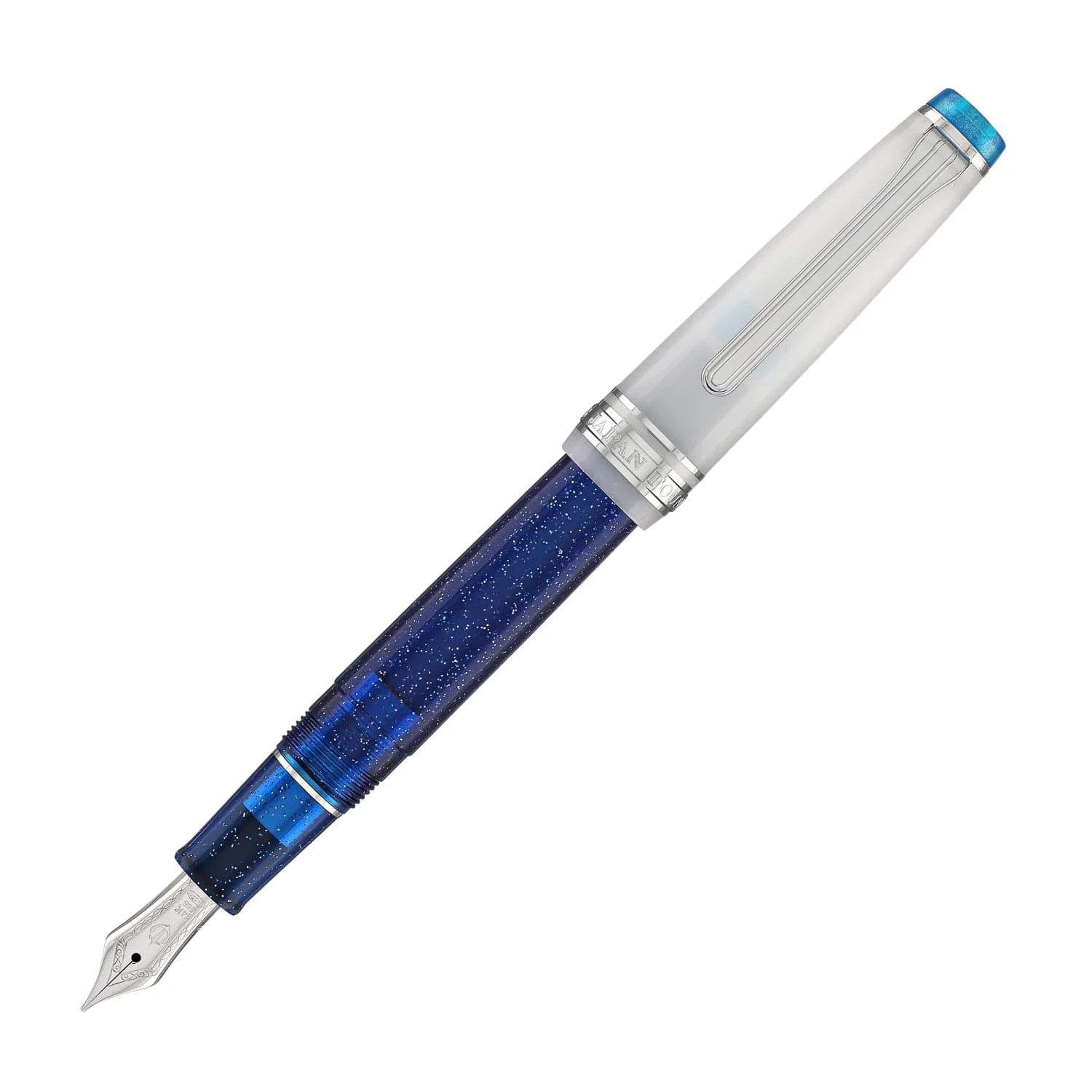 4250-sailor-pro-gear-slim-fountain-pen-in-sunlight-from-the-ocean-floor-with-silver-trim-14k-gold-1.webp Sailor Pro Gear Slim Fountain Pen in Sunlight from the Ocean Floor with Silver Trim - 14K Gold