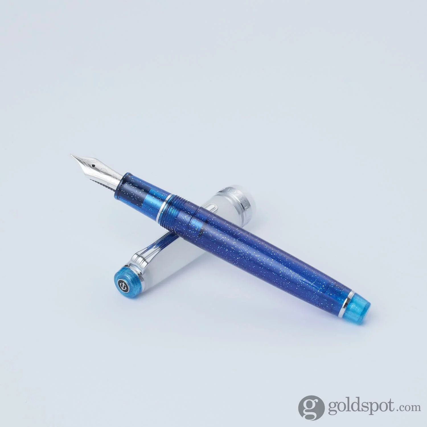 4250-sailor-pro-gear-slim-fountain-pen-in-sunlight-from-the-ocean-floor-with-silver-trim-14k-gold-10.webp Sailor Pro Gear Slim Fountain Pen in Sunlight from the Ocean Floor with Silver Trim - 14K Gold
