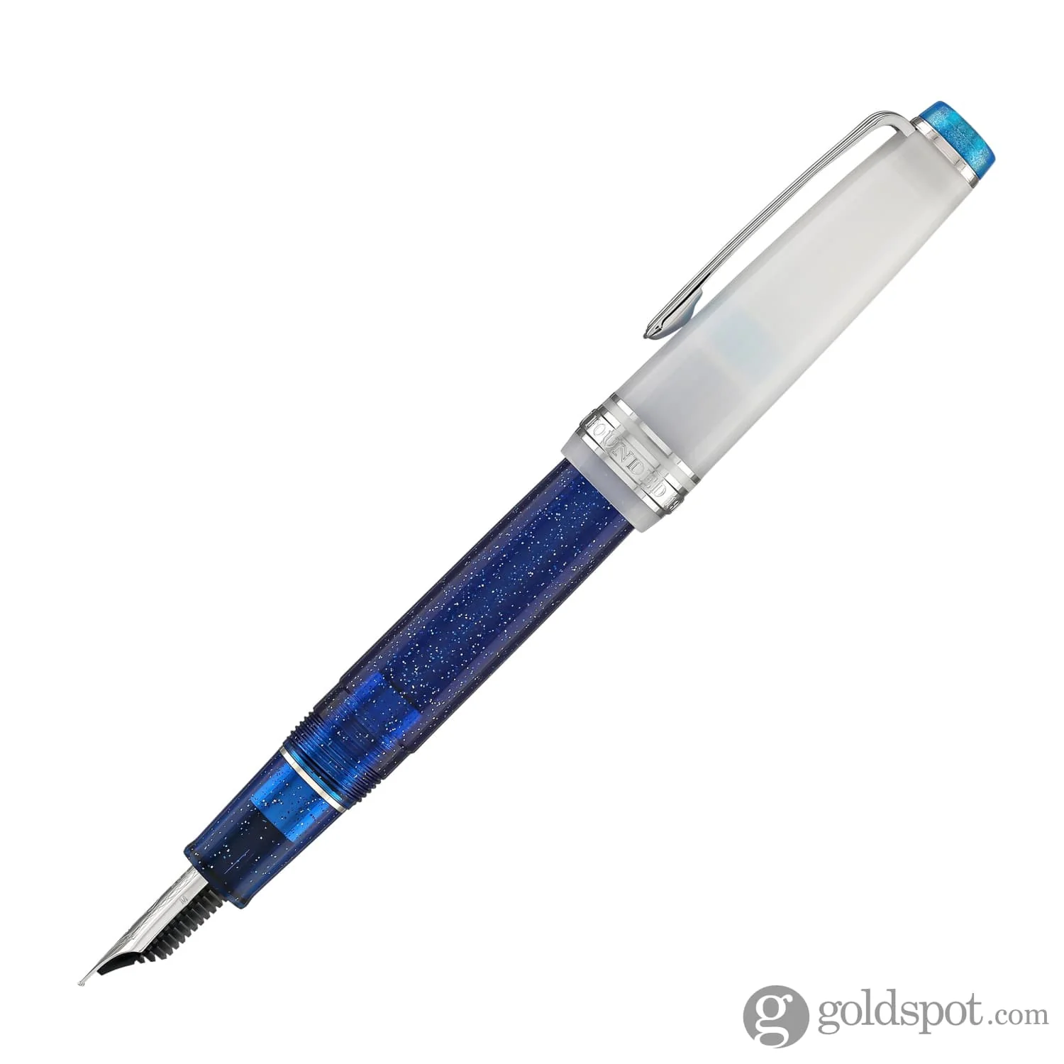4250-sailor-pro-gear-slim-fountain-pen-in-sunlight-from-the-ocean-floor-with-silver-trim-14k-gold-3.webp Sailor Pro Gear Slim Fountain Pen in Sunlight from the Ocean Floor with Silver Trim - 14K Gold