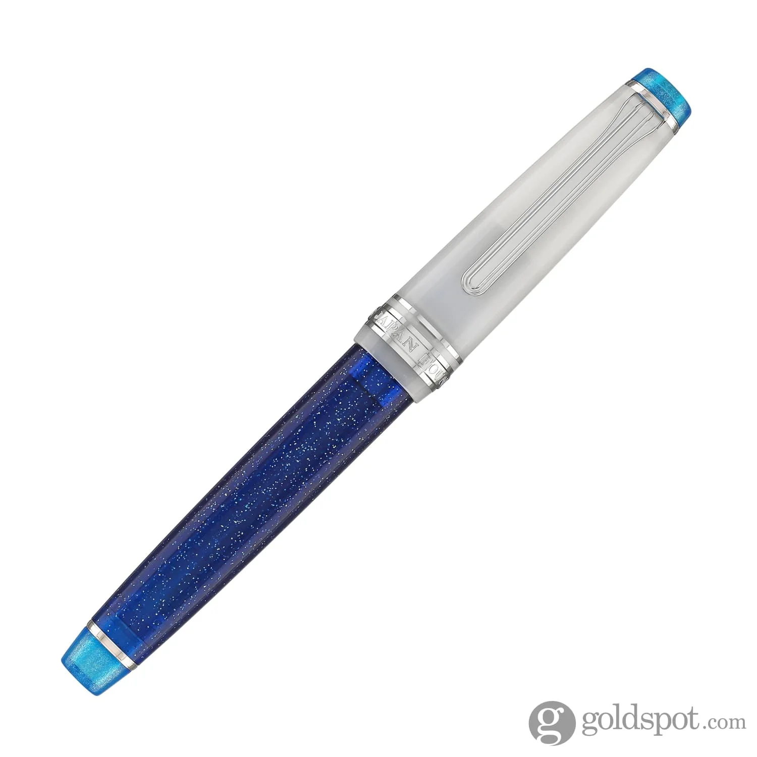 4250-sailor-pro-gear-slim-fountain-pen-in-sunlight-from-the-ocean-floor-with-silver-trim-14k-gold-4.webp Sailor Pro Gear Slim Fountain Pen in Sunlight from the Ocean Floor with Silver Trim - 14K Gold