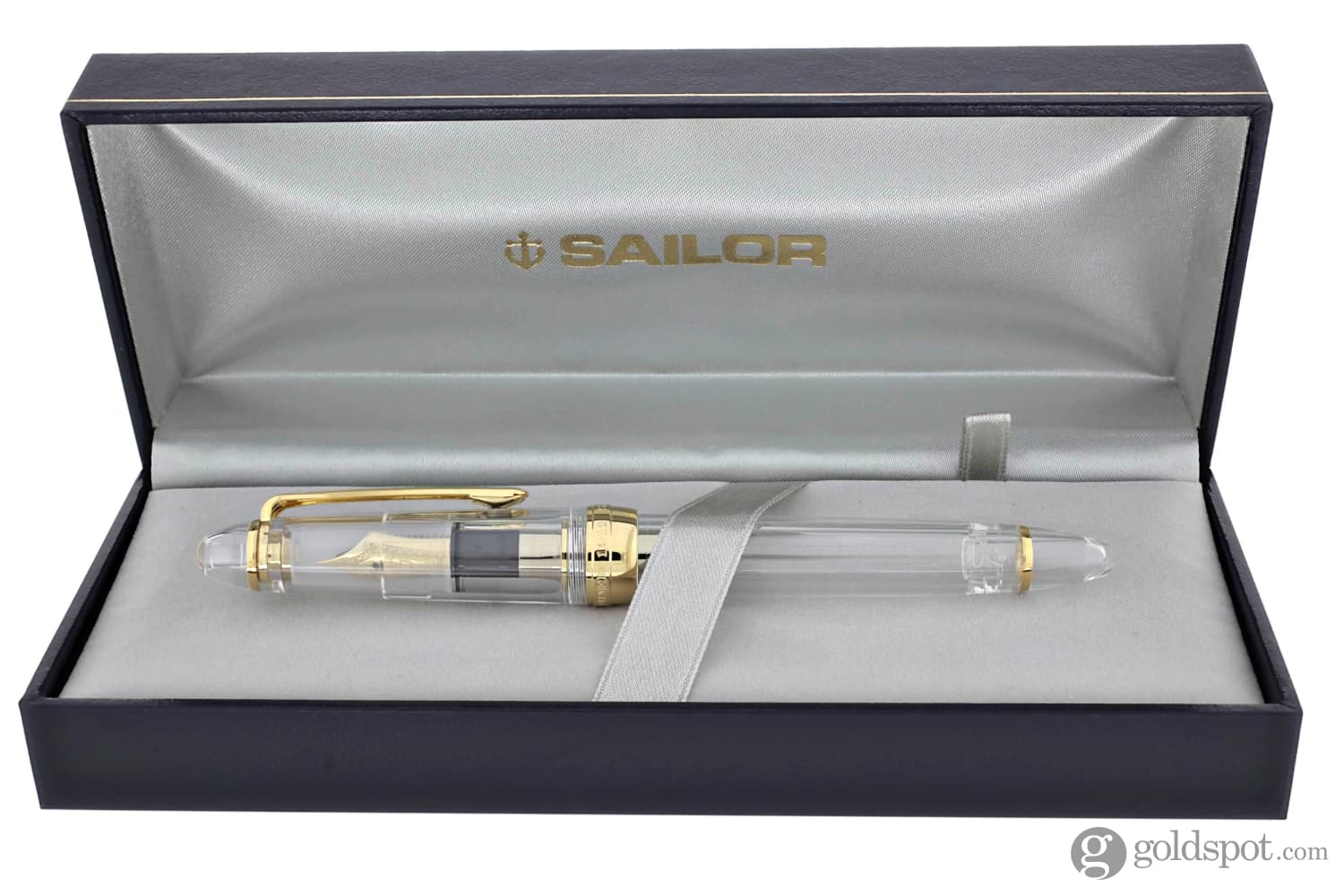 4288-sailor-1911-standard-fountain-pen-in-transparent-with-gold-trim-14k-gold-5.jpg Sailor 1911 Standard Fountain Pen in Transparent with Gold Trim - 14K Gold