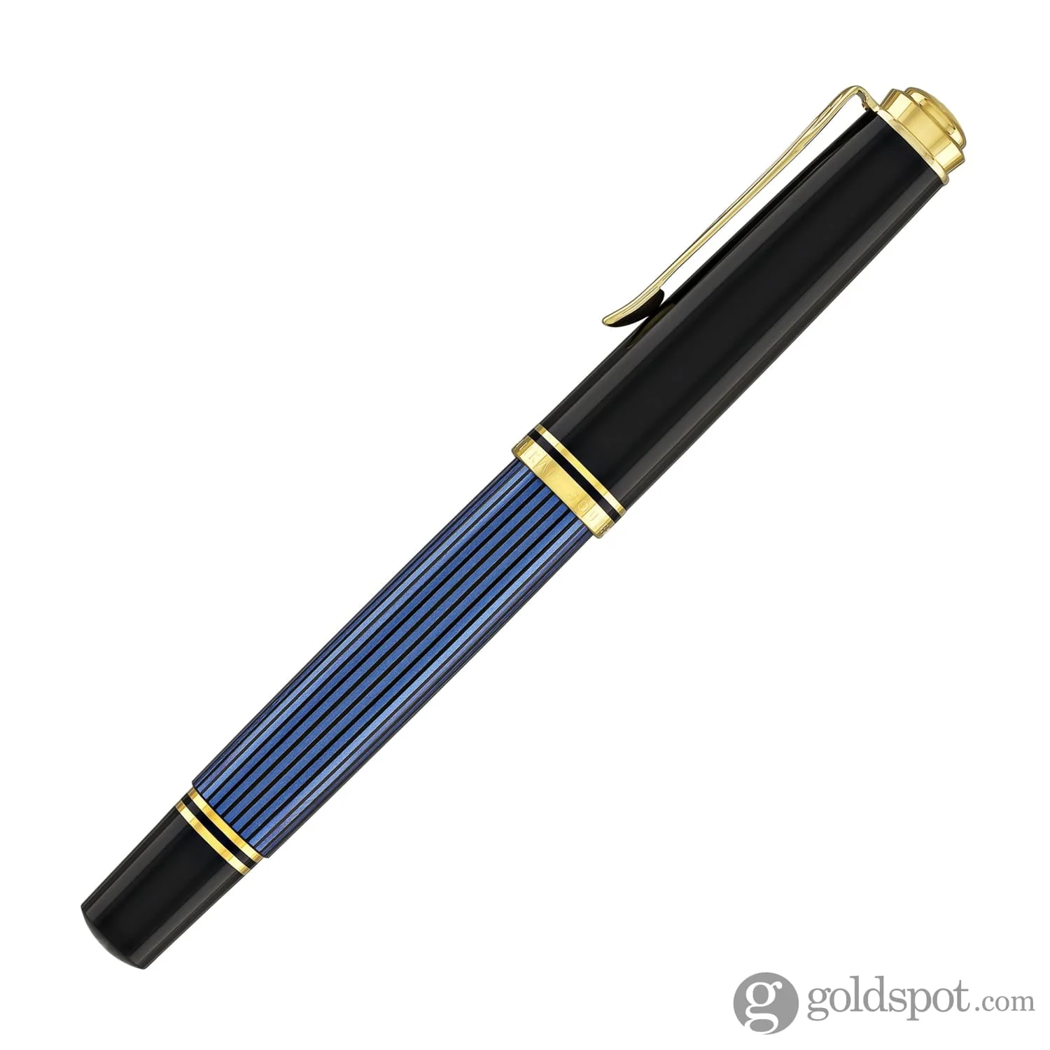 4302-pelikan-souveran-m600-fountain-pen-in-black-blue-with-gold-trim-14k-gold-5.webp Pelikan Souveran M600 Fountain Pen in Black & Blue with Gold Trim - 14K Gold