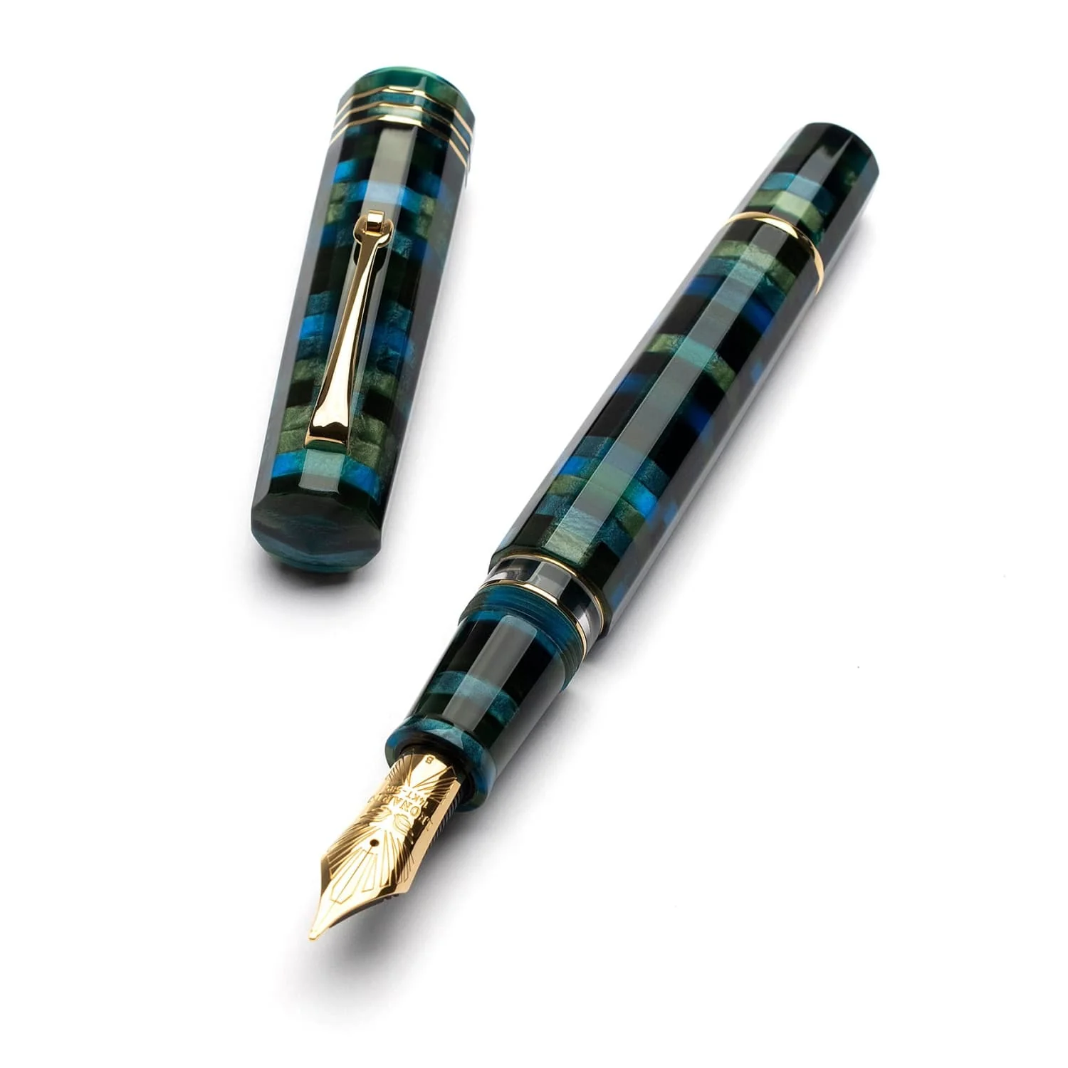 4320-leonardo-dodici-fountain-pen-in-mosaico-no.-8-size-14kt-gold-nib-1.webp Leonardo Dodici Fountain Pen in Mosaico No. 8 Size 14kt Gold Nib