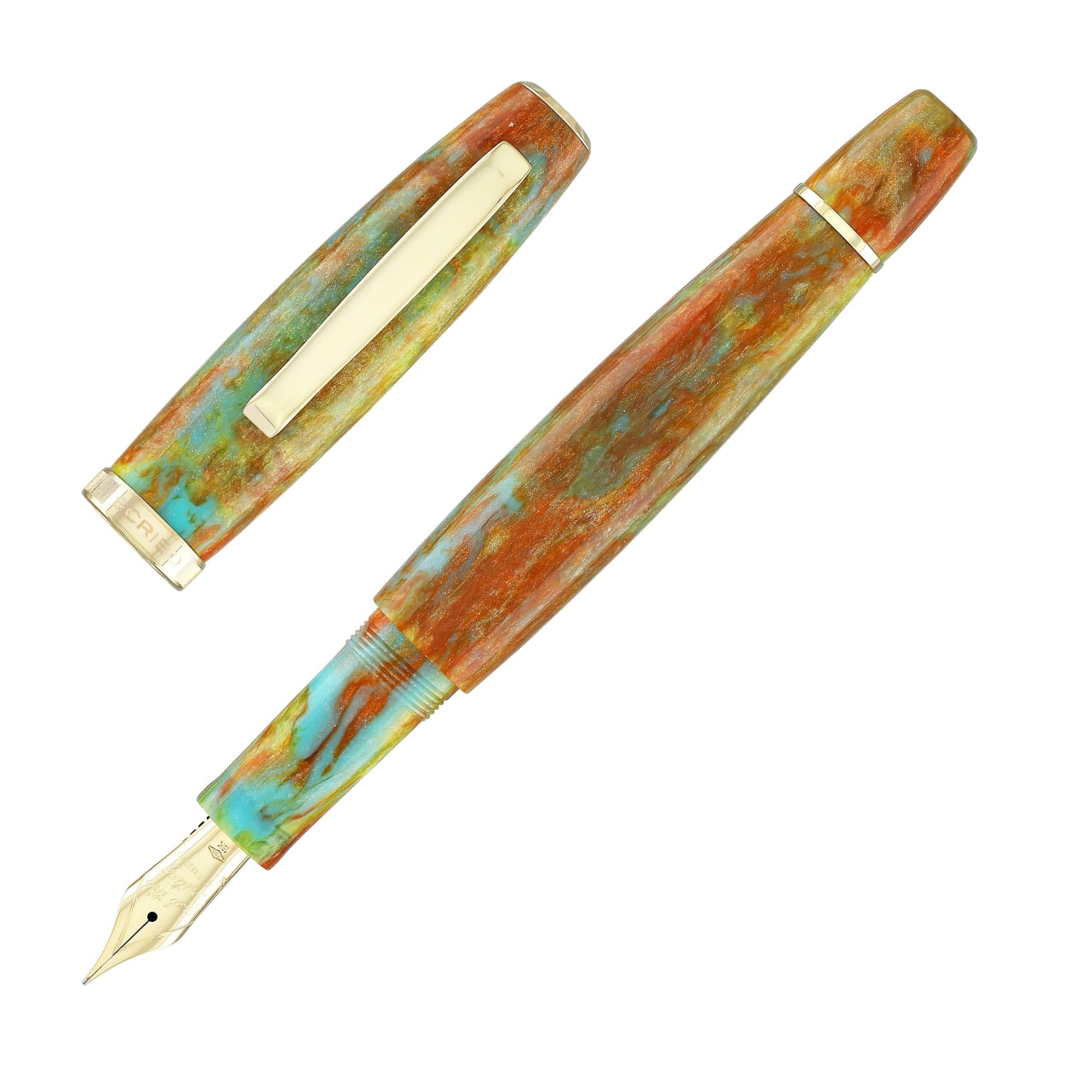 4334-scribo-la-dotta-fountain-pen-in-valverde-diamondcast-1.jpg Scribo La Dotta Fountain Pen in Valverde Diamondcast