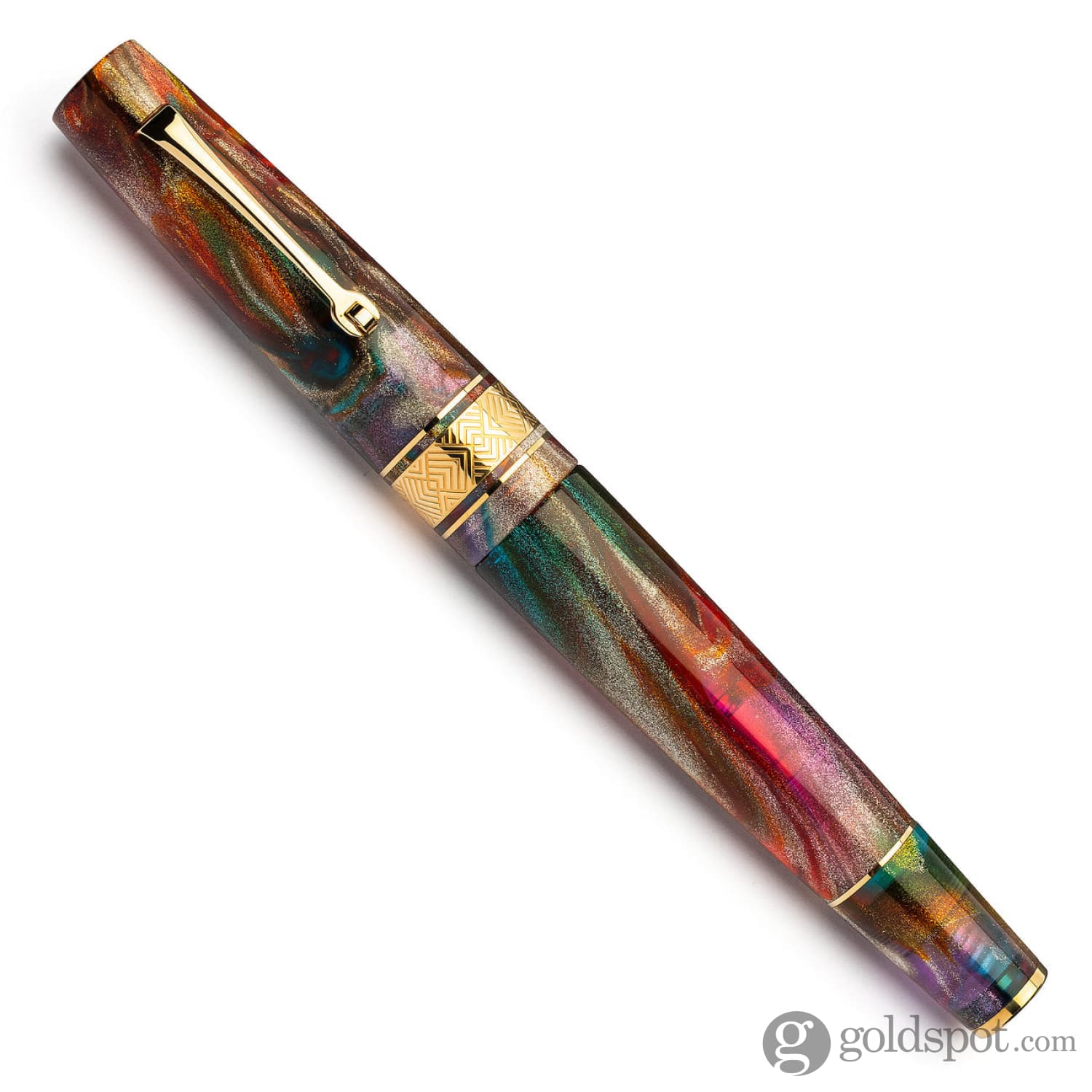 Leonardo Supernova Fountain Pen in Brooks PM5 No. 8 Size 14kt Gold