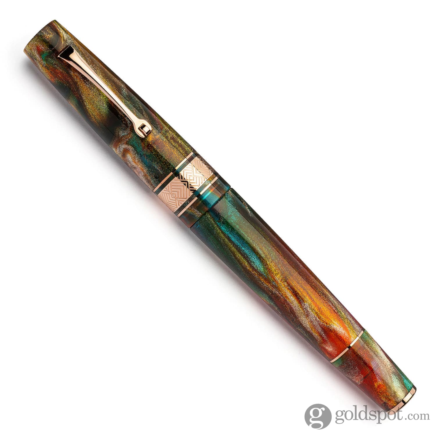 Leonardo Supernova Fountain Pen in Brooks PM5 No. 8 Size 14kt Gold