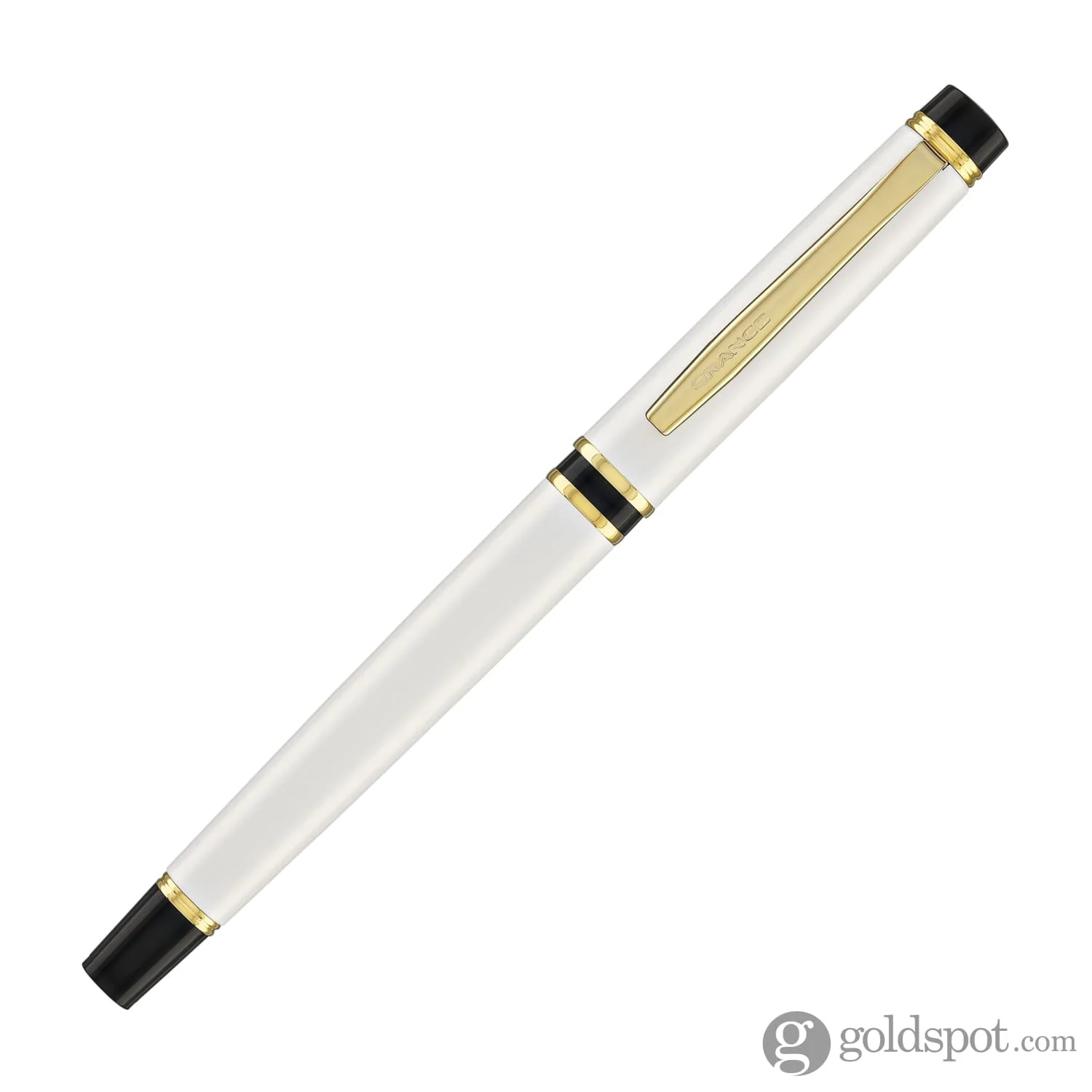 Pilot Grance Fountain Pen in Pearl White - 14k Gold Nib
