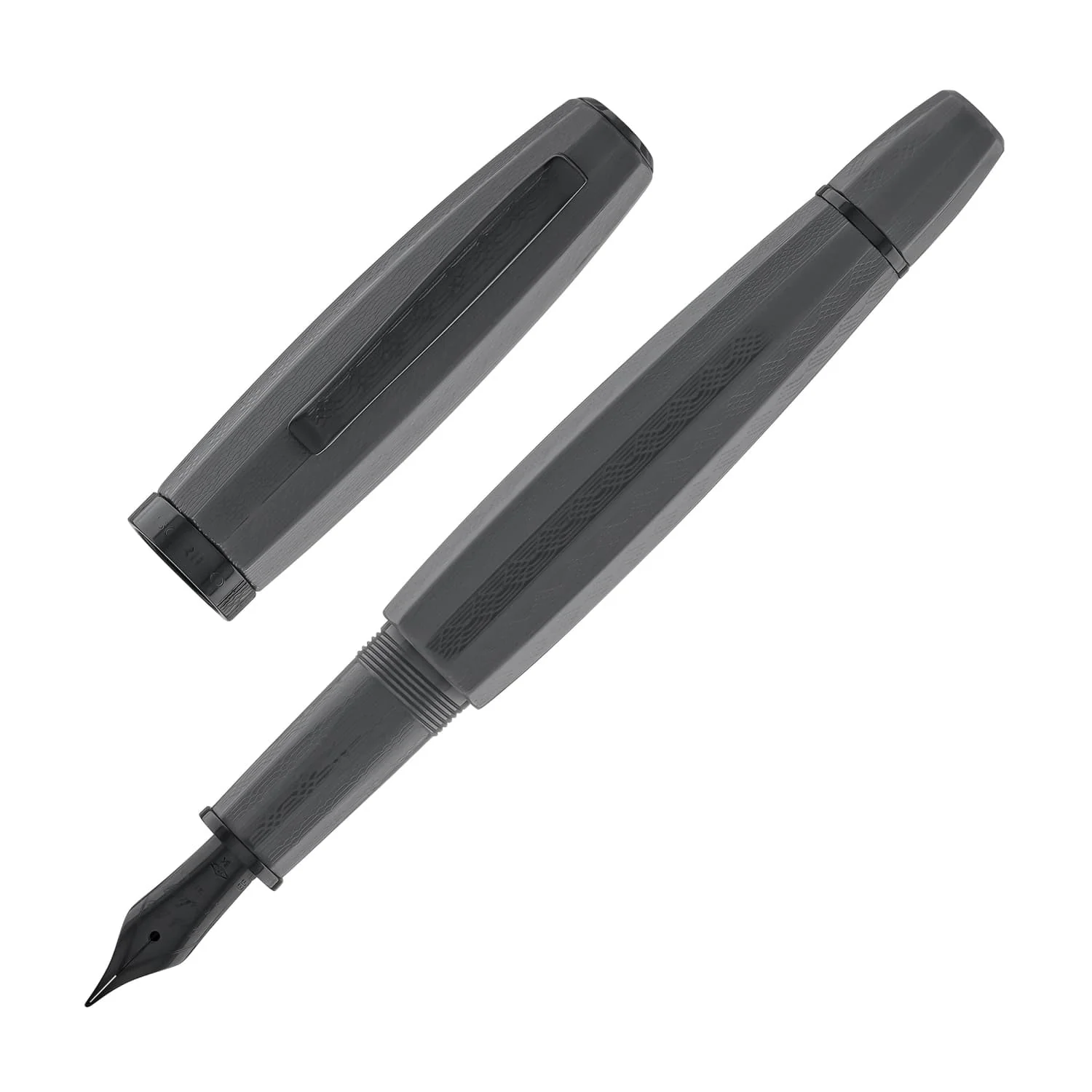4406-scribo-feel-fountain-pen-in-anni60-with-ultra-black-pvd-trim-1.webp Scribo Feel Fountain Pen in Anni60 with Ultra Black PVD Trim