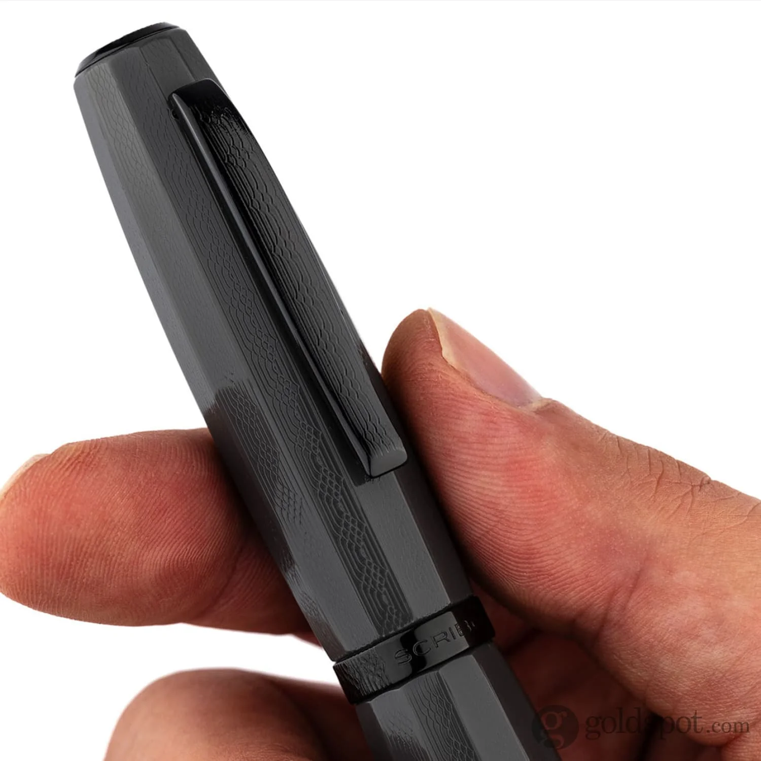 Scribo Feel Fountain Pen in Anni60 with Ultra Black PVD Trim