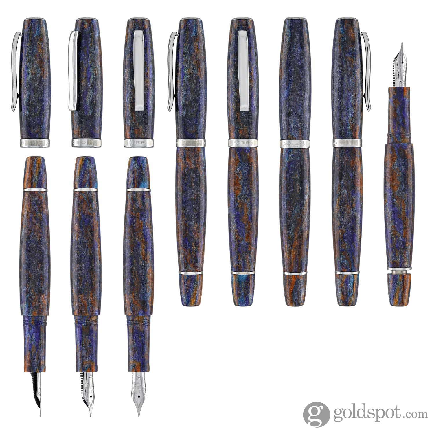 4435-scribo-la-dotta-fountain-pen-in-al-zigant-diamondcast-8.jpg Scribo La Dotta Fountain Pen in Al Zigant Diamondcast